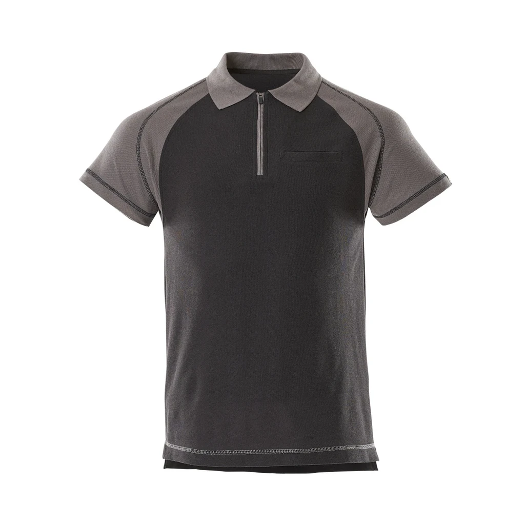 MASCOT® | Polo-Shirt mit Brusttasche IMAGE | 2XL | Schwarz/Anthrazit