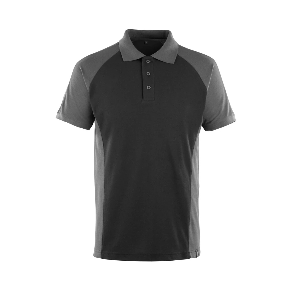 MASCOT® | Polo-Shirt UNIQUE | 2XL | Schwarz/Dunkelanthrazit