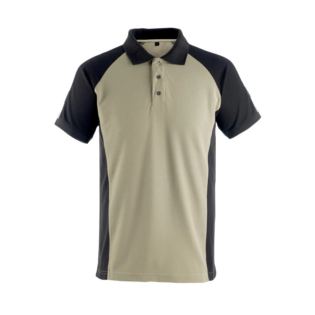 MASCOT® | Polo-Shirt UNIQUE | 2XL | Hellkhaki/Schwarz