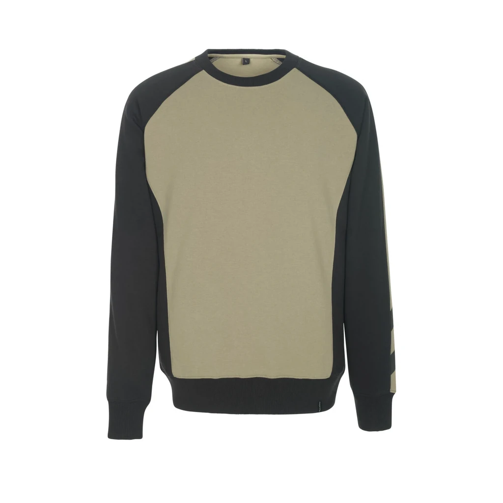 MASCOT® | Sweatshirt UNIQUE | 2XL | Hellkhaki/Schwarz