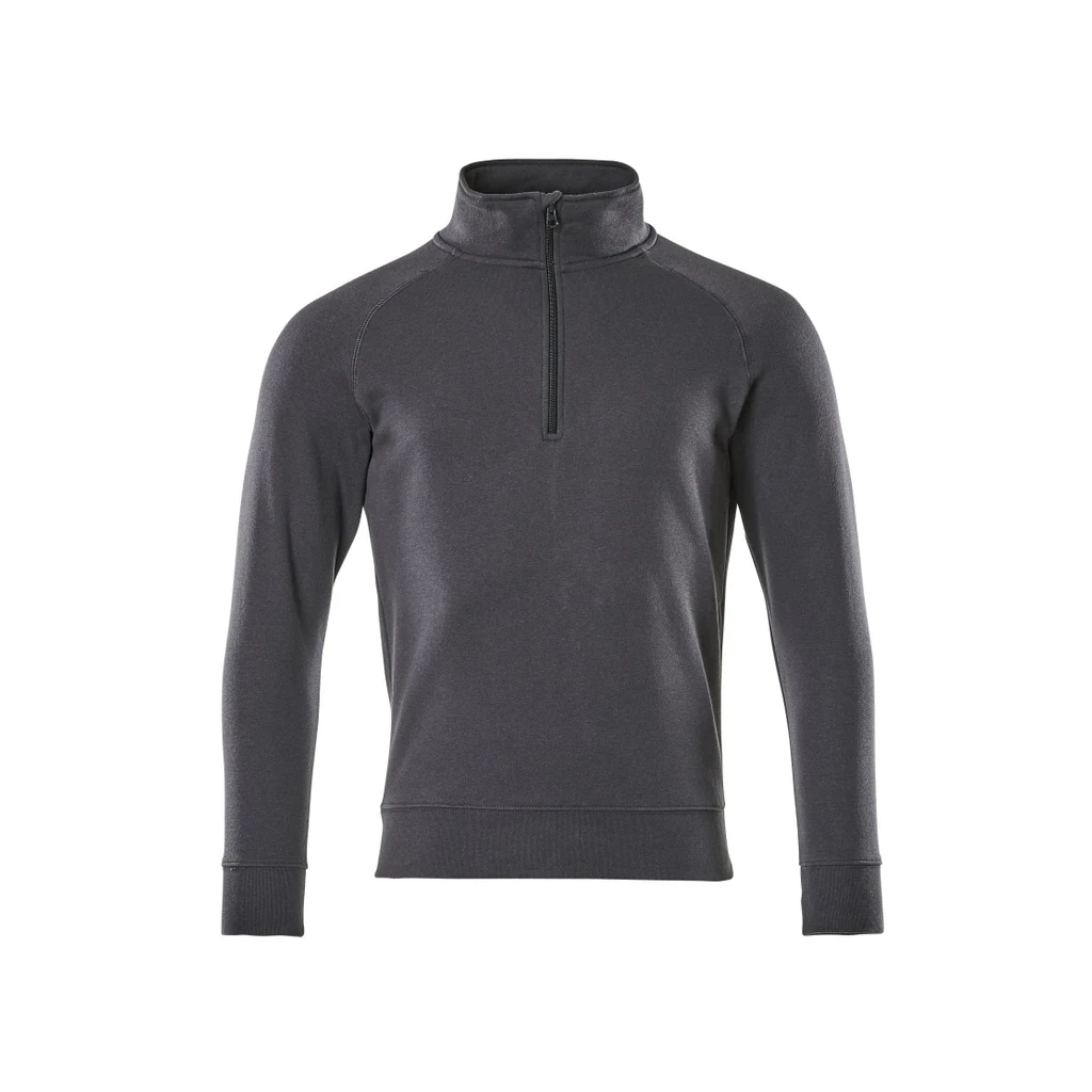 MASCOT® | Sweatshirt mit kurzem Reißverschluss CROSSOVER | 2XL | Schwarzblau
