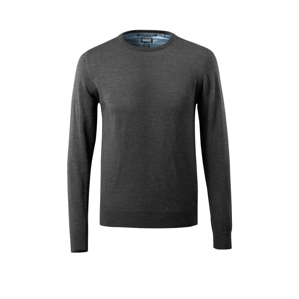MASCOT® | Strickpullover FRONTLINE | 2XL | Dunkelanthrazit/Hellgrau-meliert