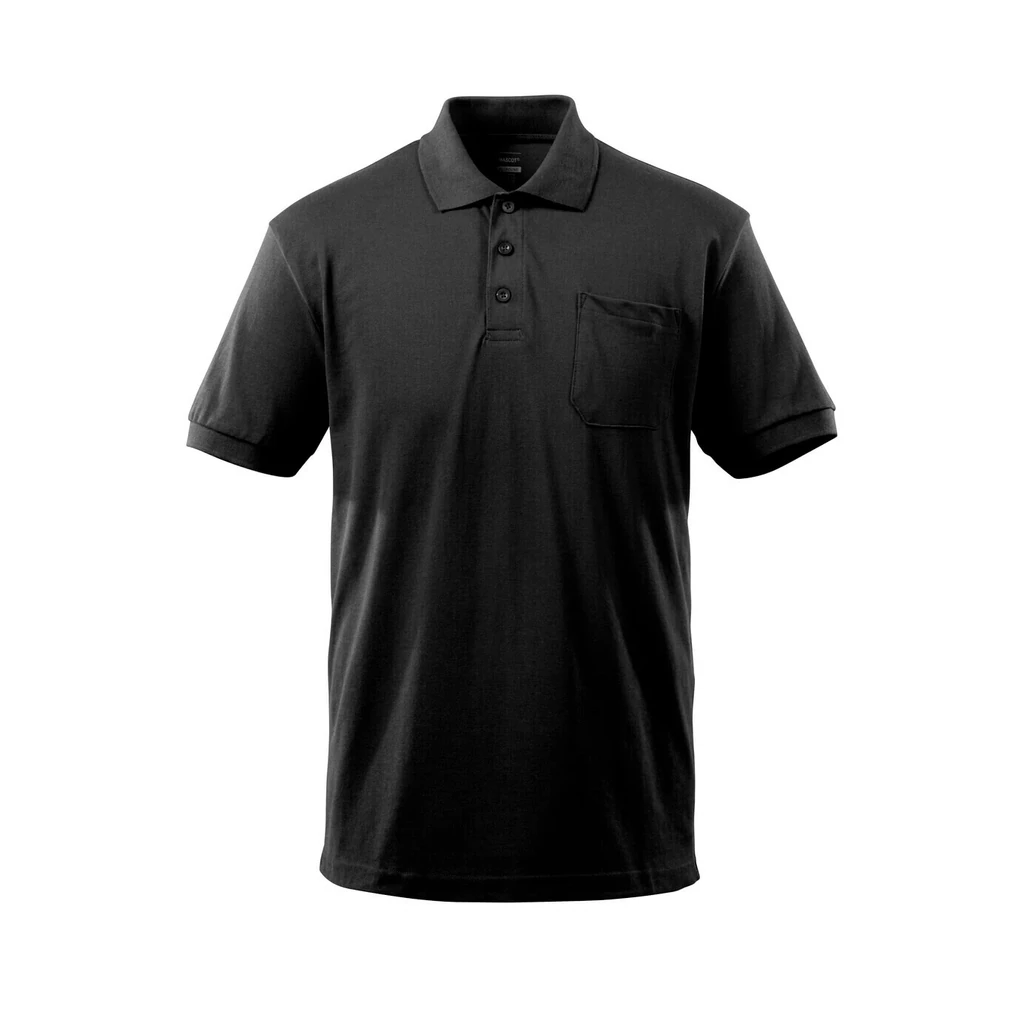 MASCOT® | Polo-Shirt mit Brusttasche CROSSOVER | 3XL | Schwarz