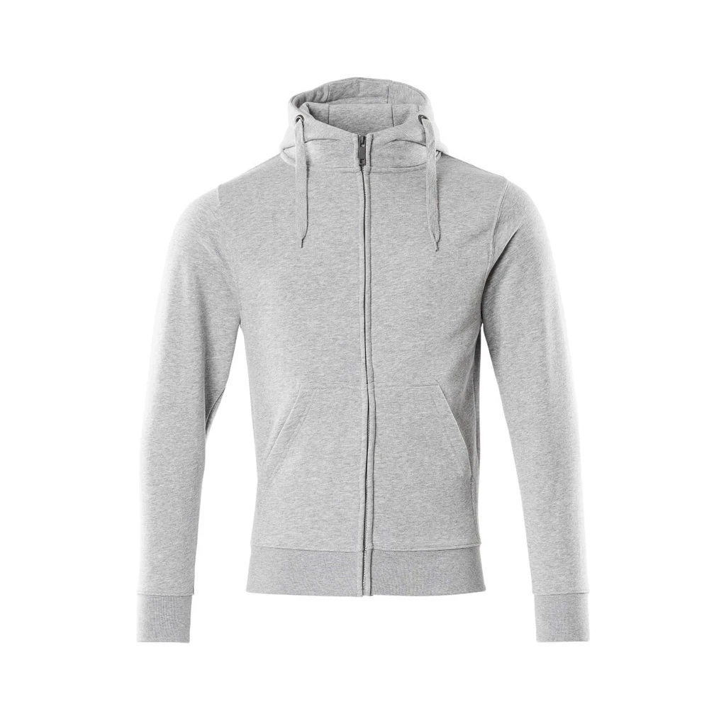 MASCOT® | Kapuzensweatshirt mit Reißverschluss CROSSOVER | S | Grau-meliert