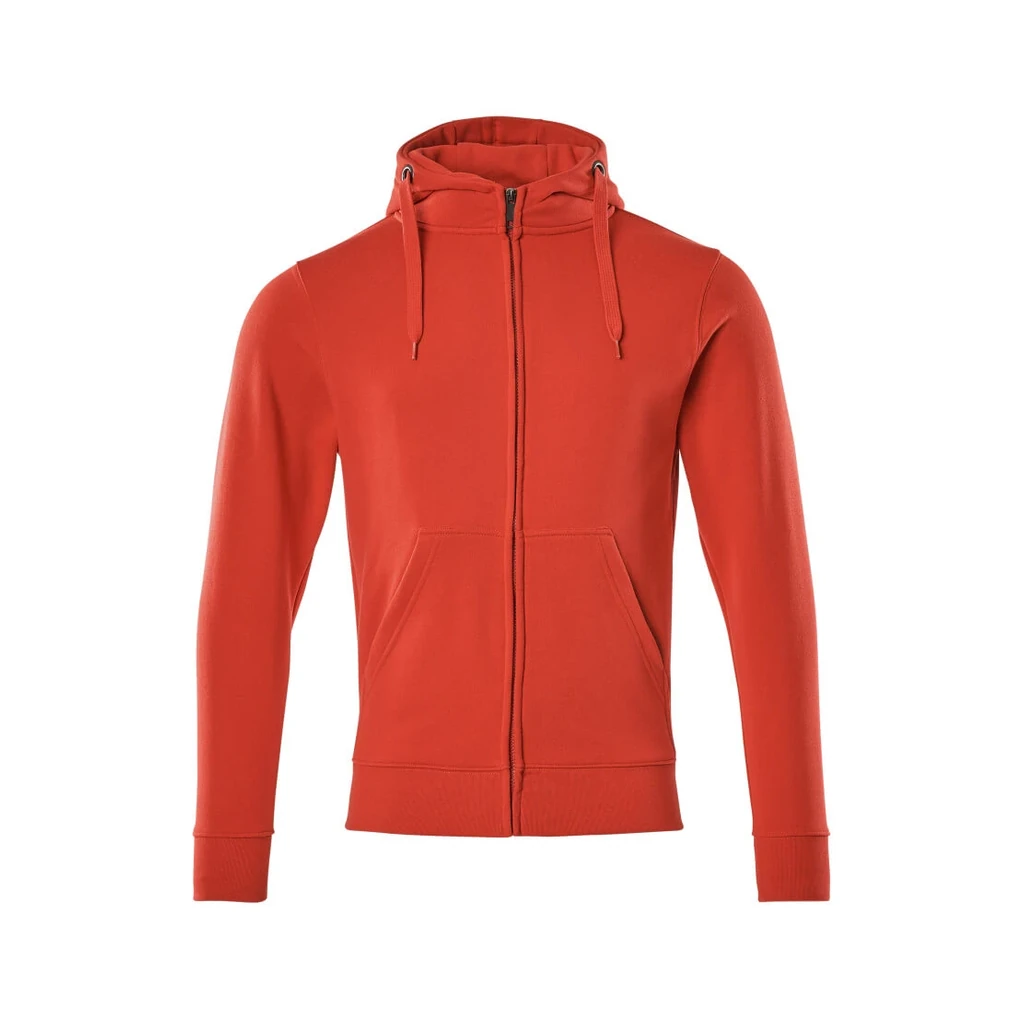 MASCOT® | Kapuzensweatshirt mit Reißverschluss CROSSOVER | M | Verkehrsrot
