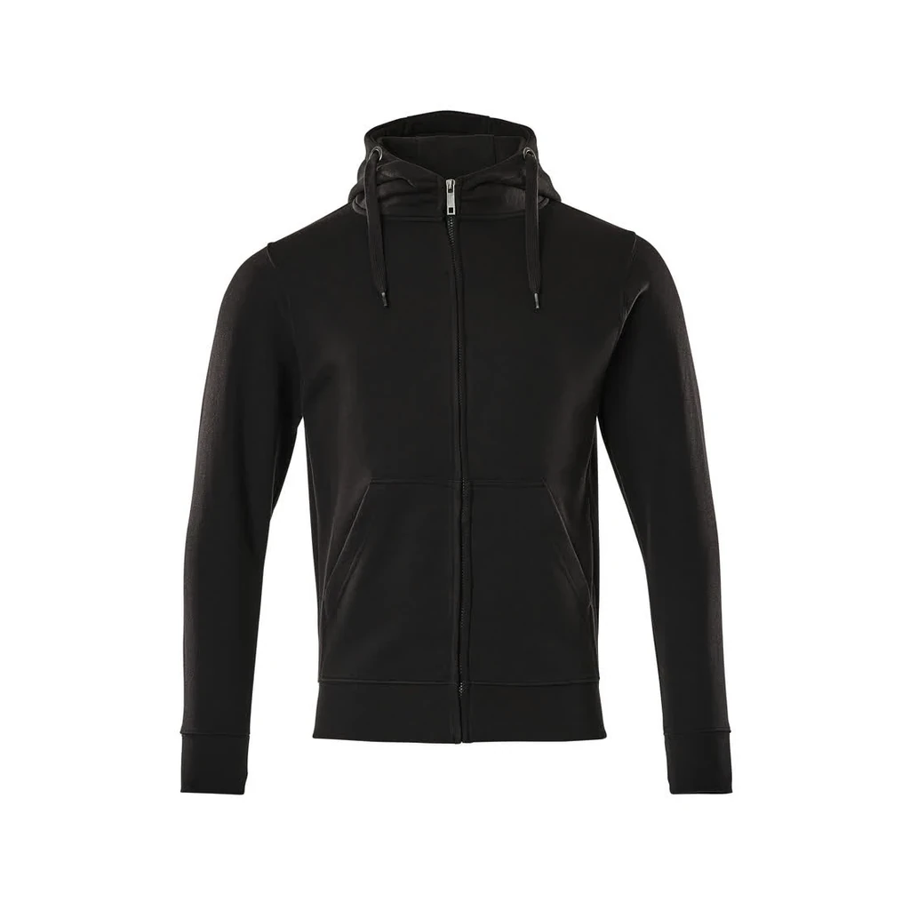 MASCOT® | Kapuzensweatshirt mit Reißverschluss CROSSOVER | M | Vollschwarz