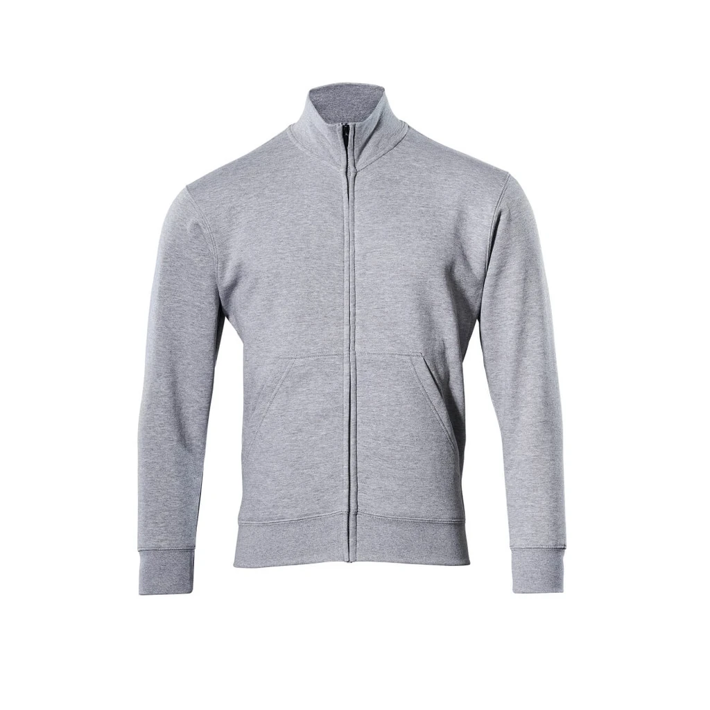 MASCOT® | Sweatshirt mit Reißverschluss CROSSOVER | 2XL | Grau-meliert