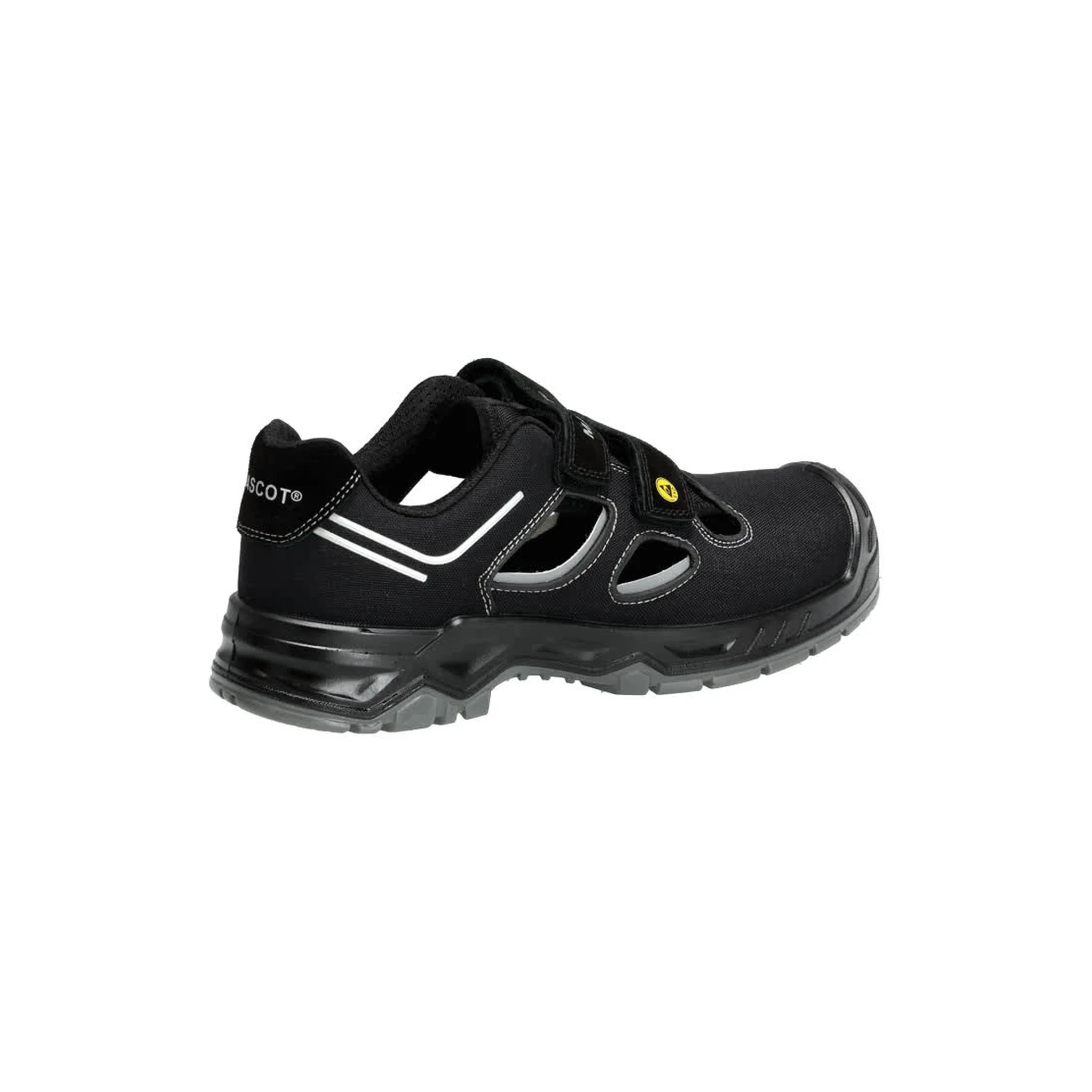 MASCOT® | Sicherheitssandale FOOTWEAR FLEX | 08x35 | Schwarz/Silber | S1PS
