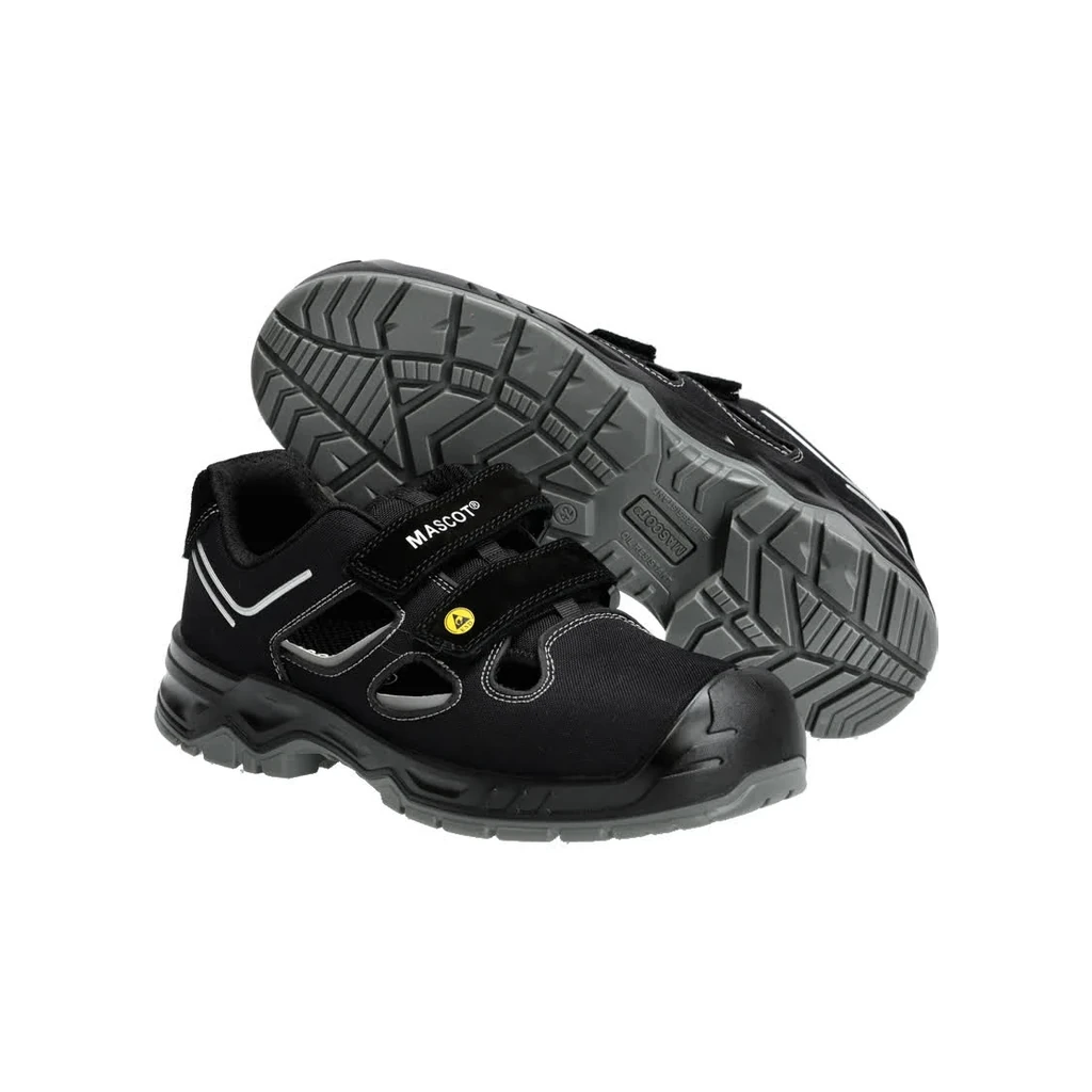 MASCOT® | Sicherheitssandale FOOTWEAR FLEX | 0835 | Schwarz/Silber