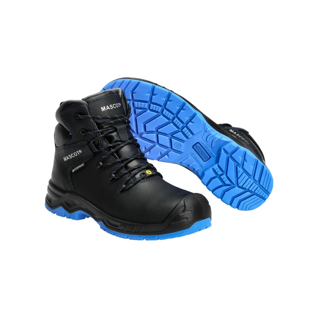 MASCOT® | Sicherheitsstiefel FOOTWEAR FLEX | 1043 | Schwarz/Kornblau
