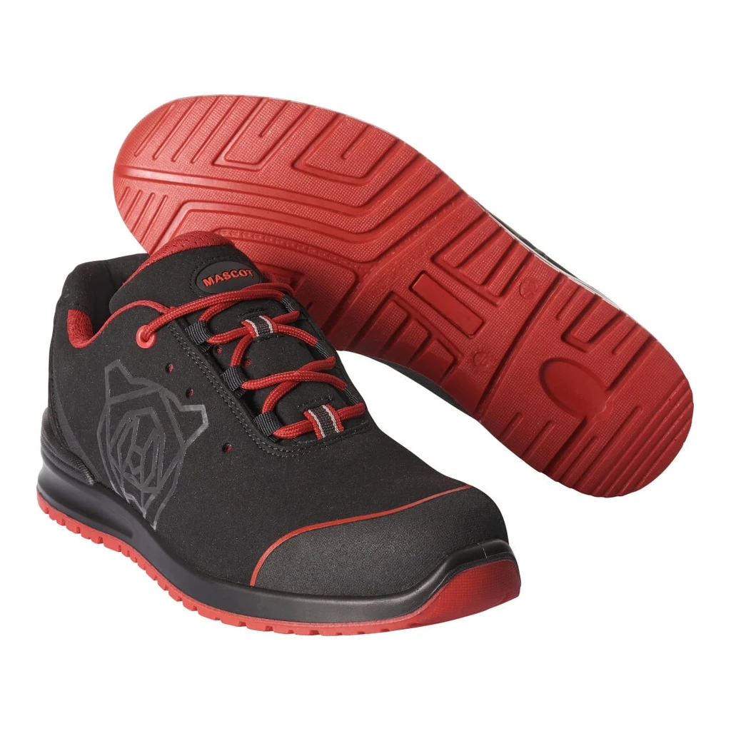 MASCOT® | Sicherheitsschuhe FOOTWEAR CLASSIC | 35 | Schwarz/Rot