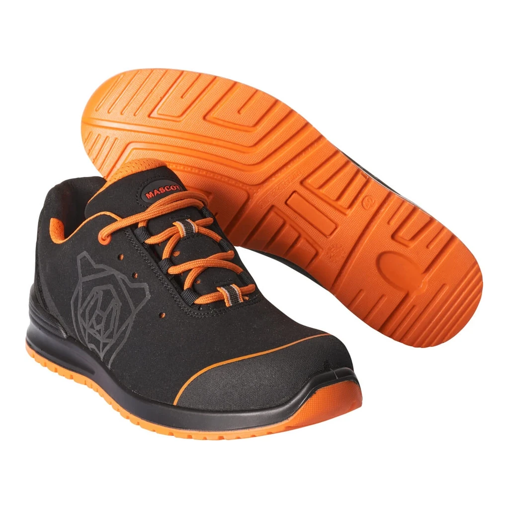 MASCOT® | Sicherheitsschuhe FOOTWEAR CLASSIC | 35 | Schwarz/Hellorange