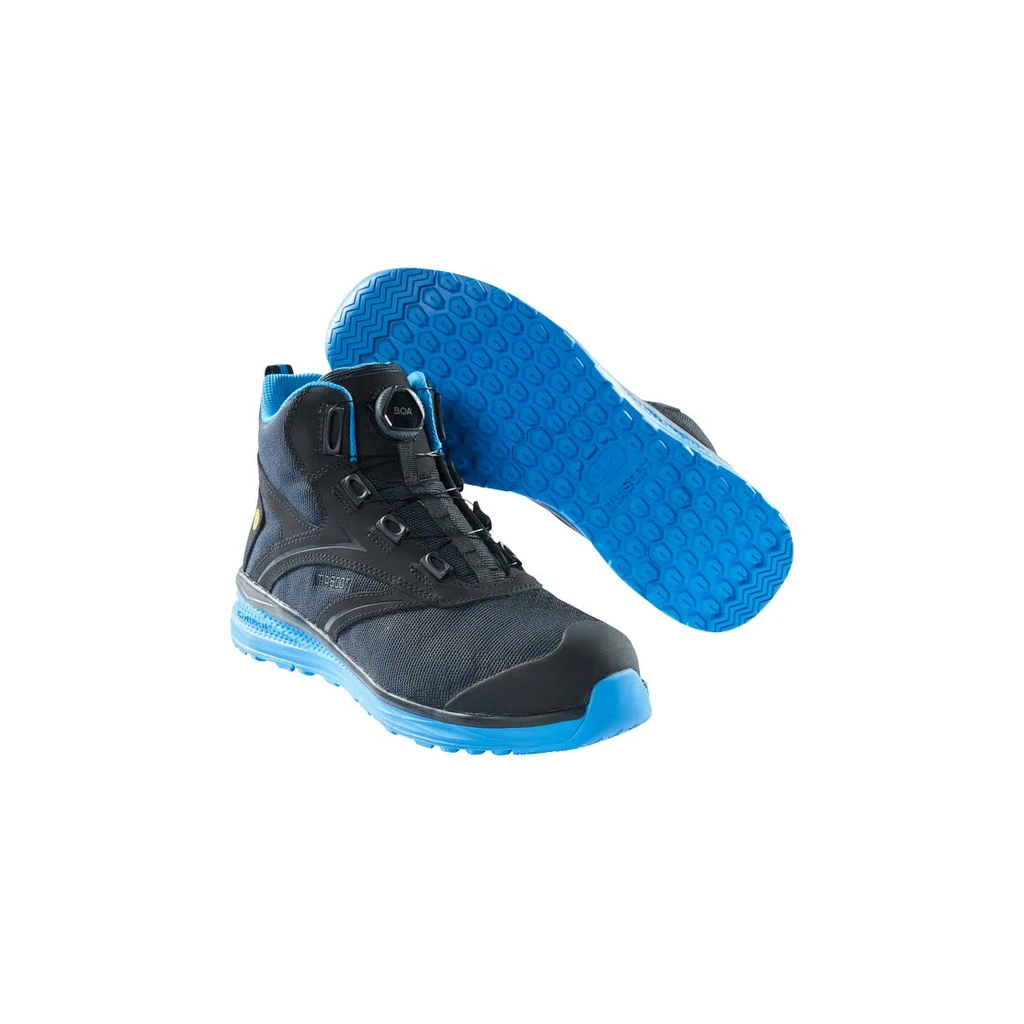 MASCOT® | Sicherheitsstiefel FOOTWEAR CARBON | 36 | Schwarz/Kornblau
