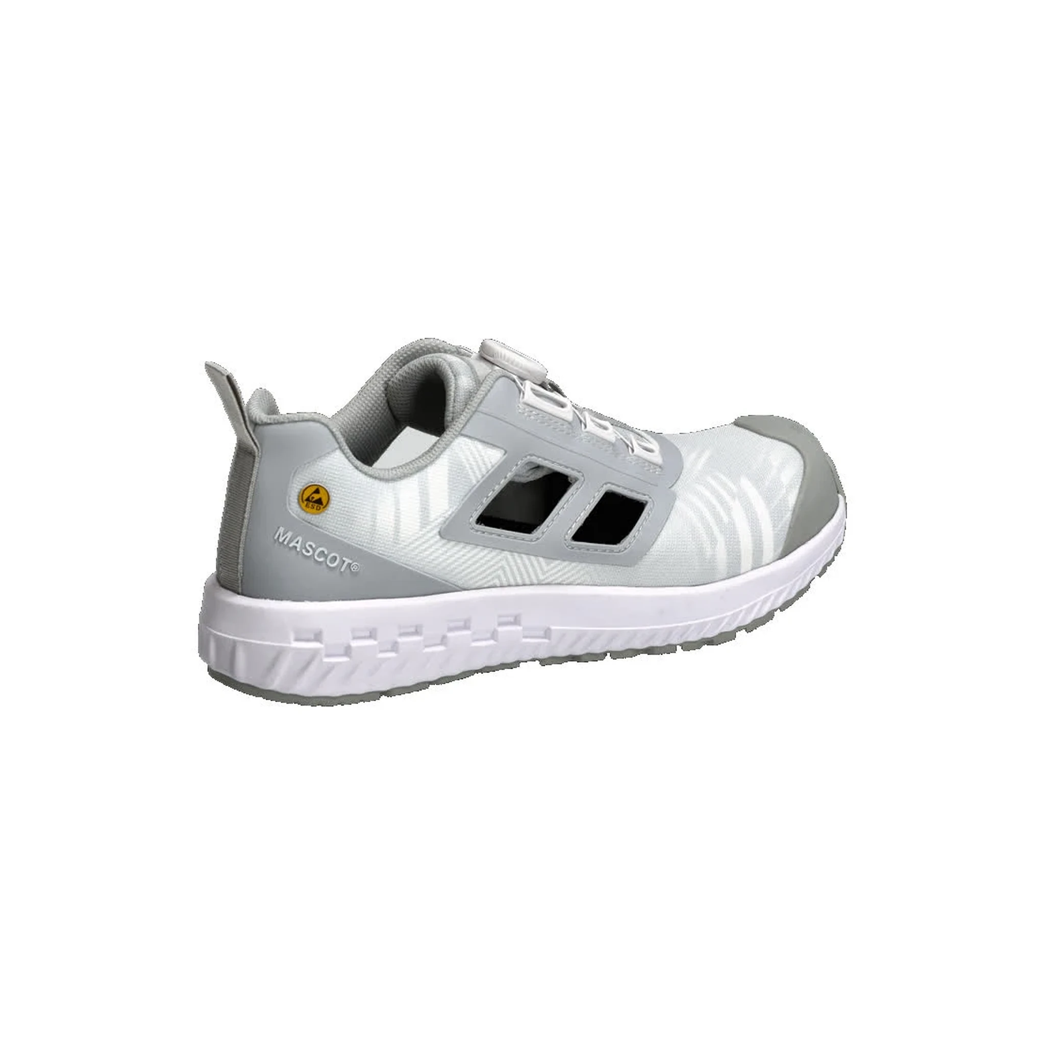 MASCOT® | Sicherheitssandale FOOTWEAR CUSTOMIZED | 08x36 | Weiss/Hellgrau-meliert | S1PL