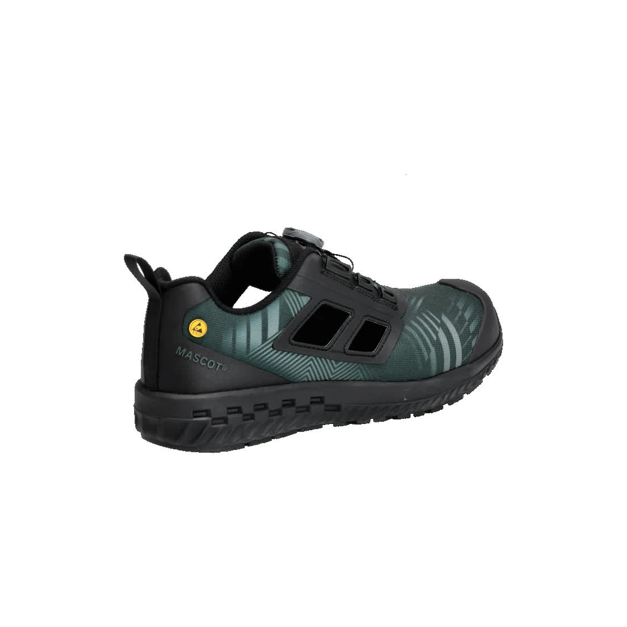 MASCOT® | Sicherheitssandale FOOTWEAR CUSTOMIZED | 08x36 | Waldgrün/Schwarz | S1PL