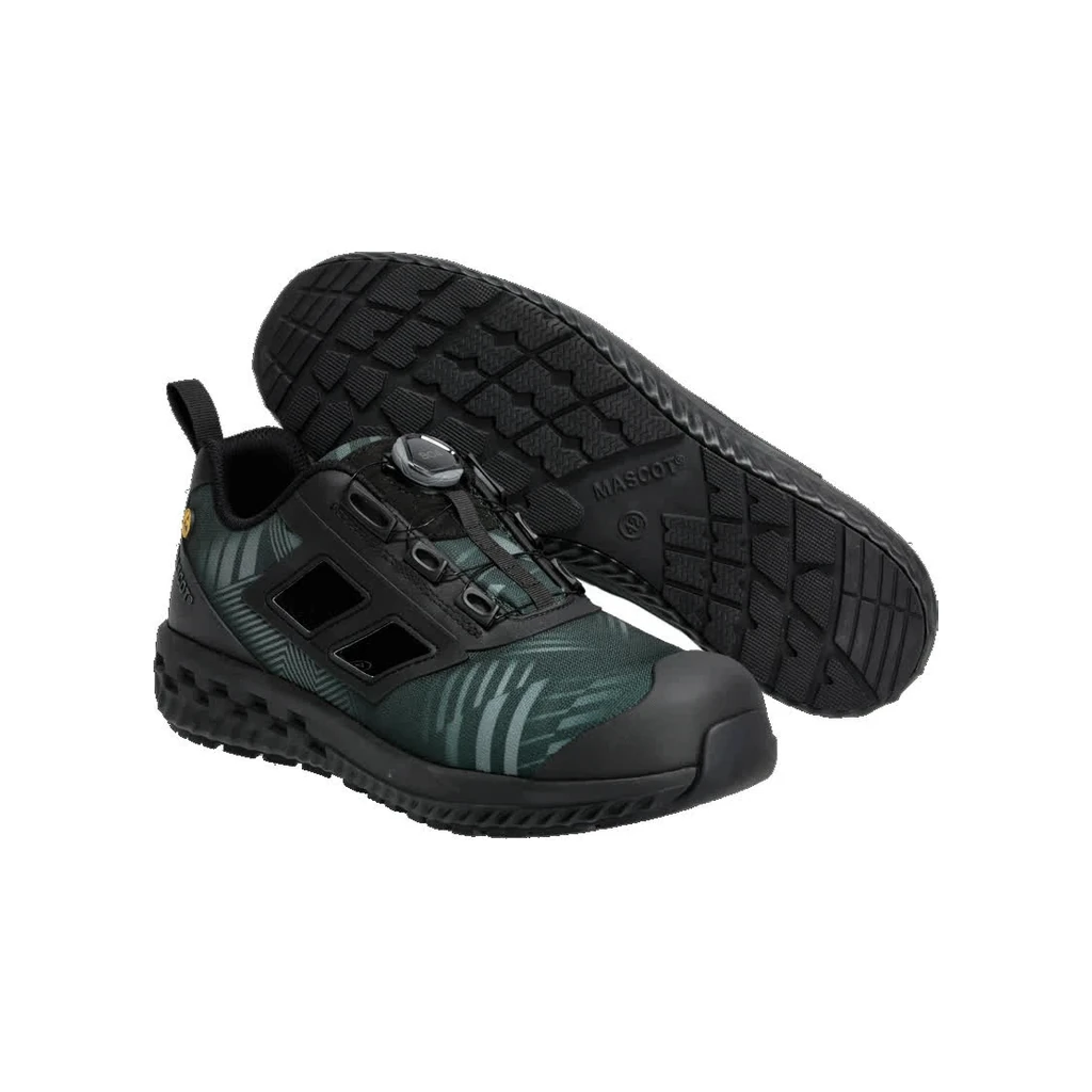 MASCOT® | Sicherheitssandale FOOTWEAR CUSTOMIZED | 0836 | Waldgrün/Schwarz
