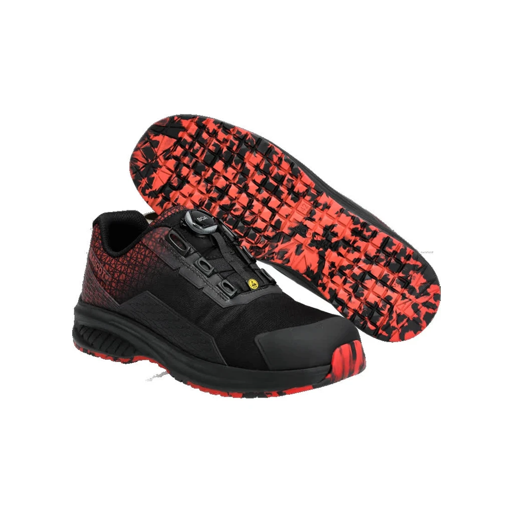 MASCOT® | Sicherheitsschuhe FOOTWEAR ACCELERATE | 0836 | Schwarz/Verkehrsrot