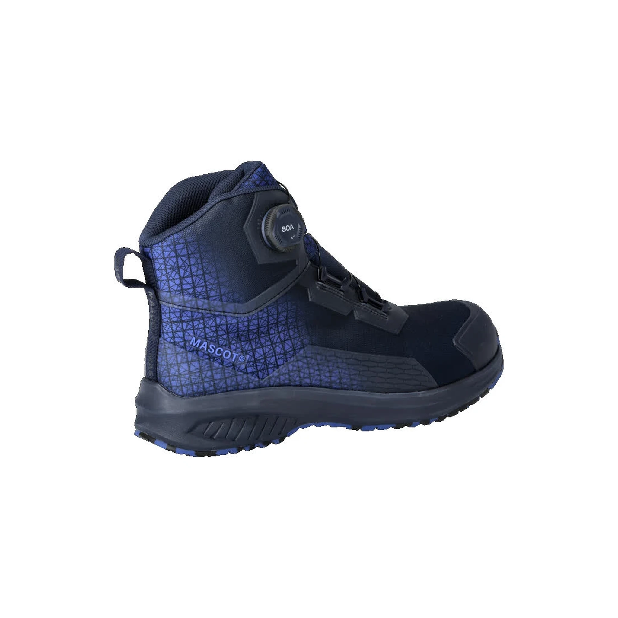 MASCOT® | Sicherheitsstiefel FOOTWEAR ACCELERATE | 10x40 | Schwarzblau/Azurblau | S3S