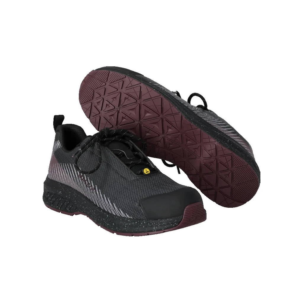 MASCOT® | Sicherheitsschuhe FOOTWEAR CUSTOMIZED | 1045 | Anthrazitgrau/Bordeaux