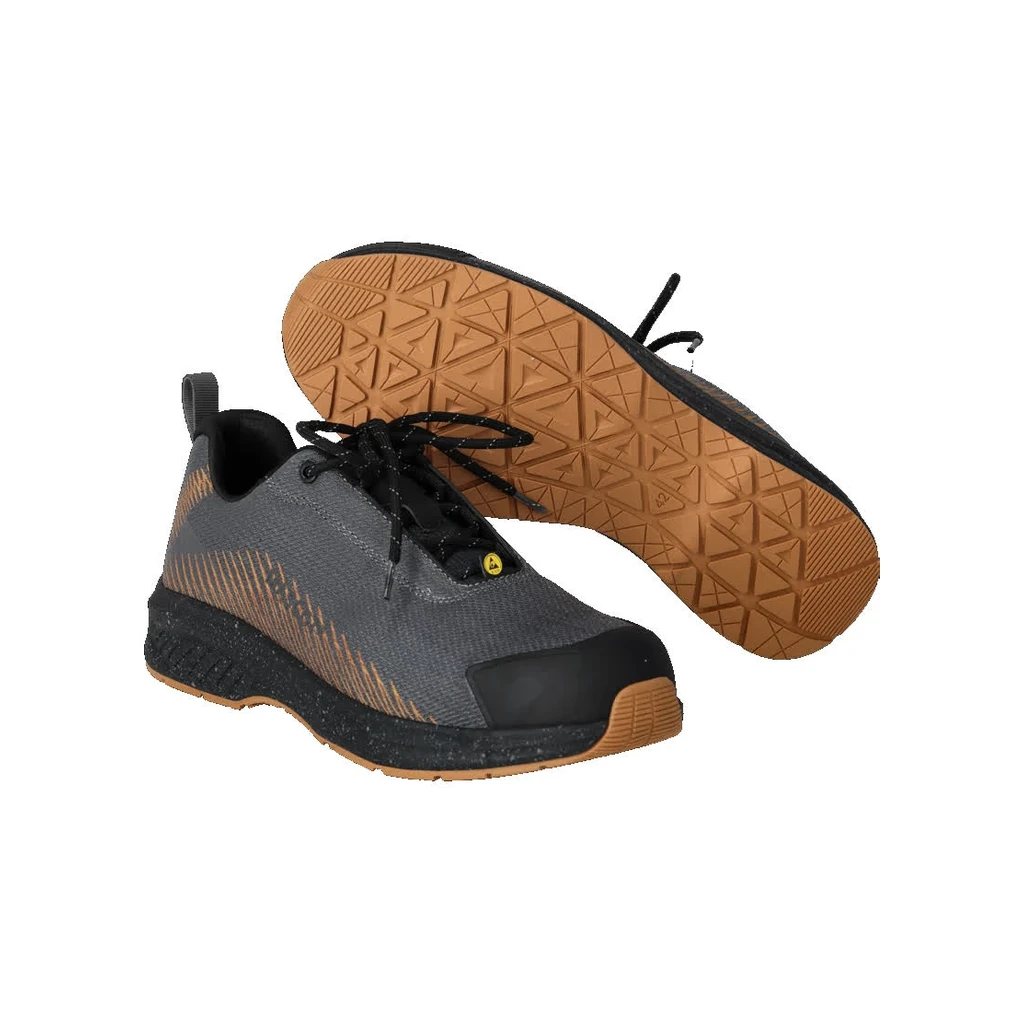 MASCOT® | Sicherheitsschuhe FOOTWEAR CUSTOMIZED | 1045 | Anthrazitgrau/Nussbraun