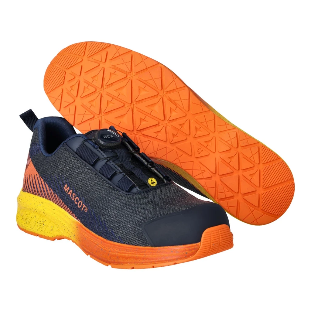 MASCOT® | Sicherheitsschuhe FOOTWEAR CUSTOMIZED | 1044 | Schwarzblau/Hellorange