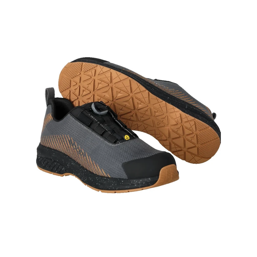 MASCOT® | Sicherheitsschuhe FOOTWEAR CUSTOMIZED | 1045 | Anthrazitgrau/Nussbraun
