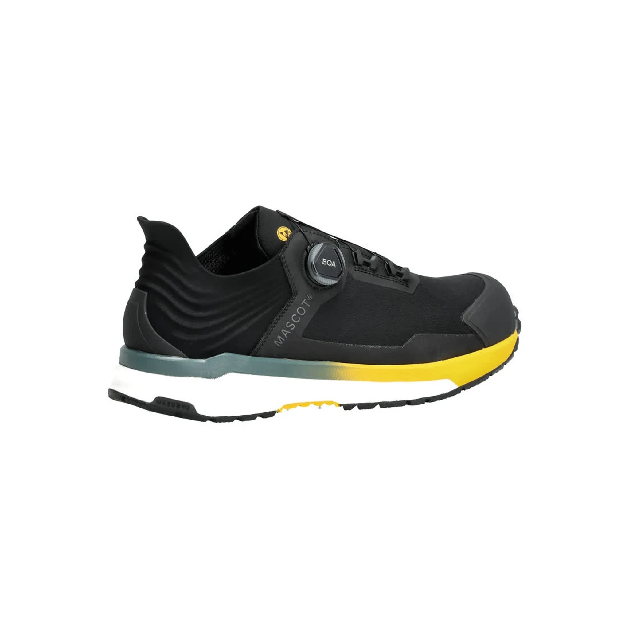 MASCOT® | Sicherheitsschuhe FOOTWEAR CUSTOMIZED | 10x43 | Schwarz/Sonnengelb | S3S