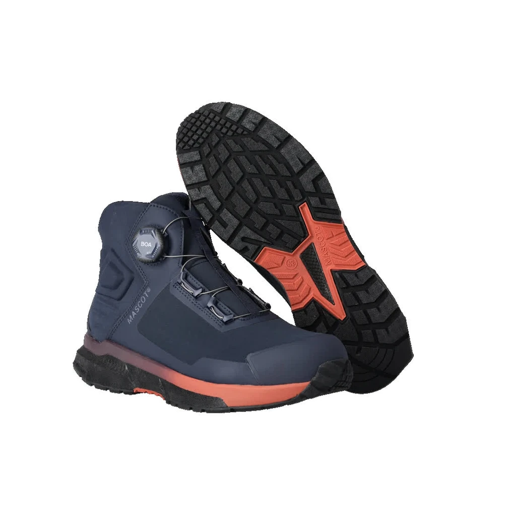 MASCOT® | Sicherheitsstiefel FOOTWEAR CUSTOMIZED | 1039 | Schwarzblau/Bordeaux