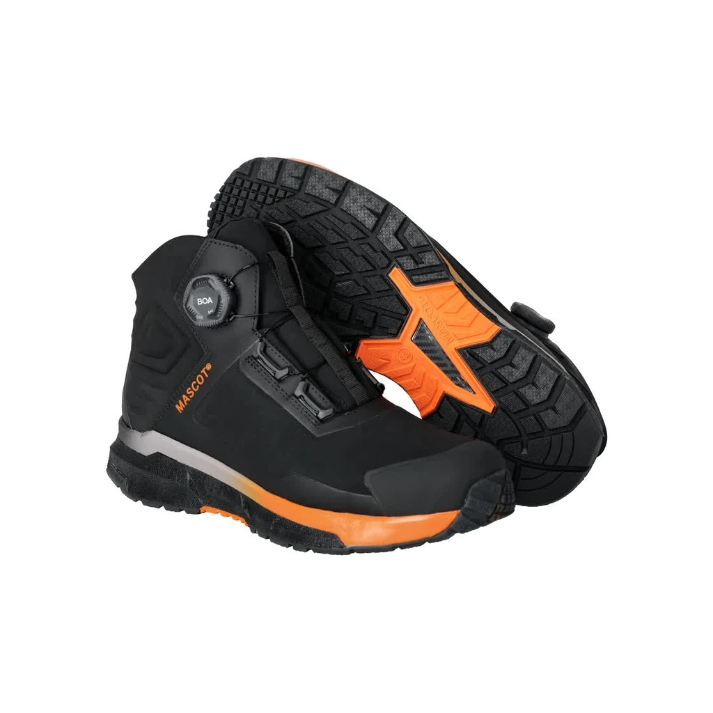 MASCOT® | Sicherheitsstiefel FOOTWEAR CUSTOMIZED | 1039 | Schwarz/Hellorange