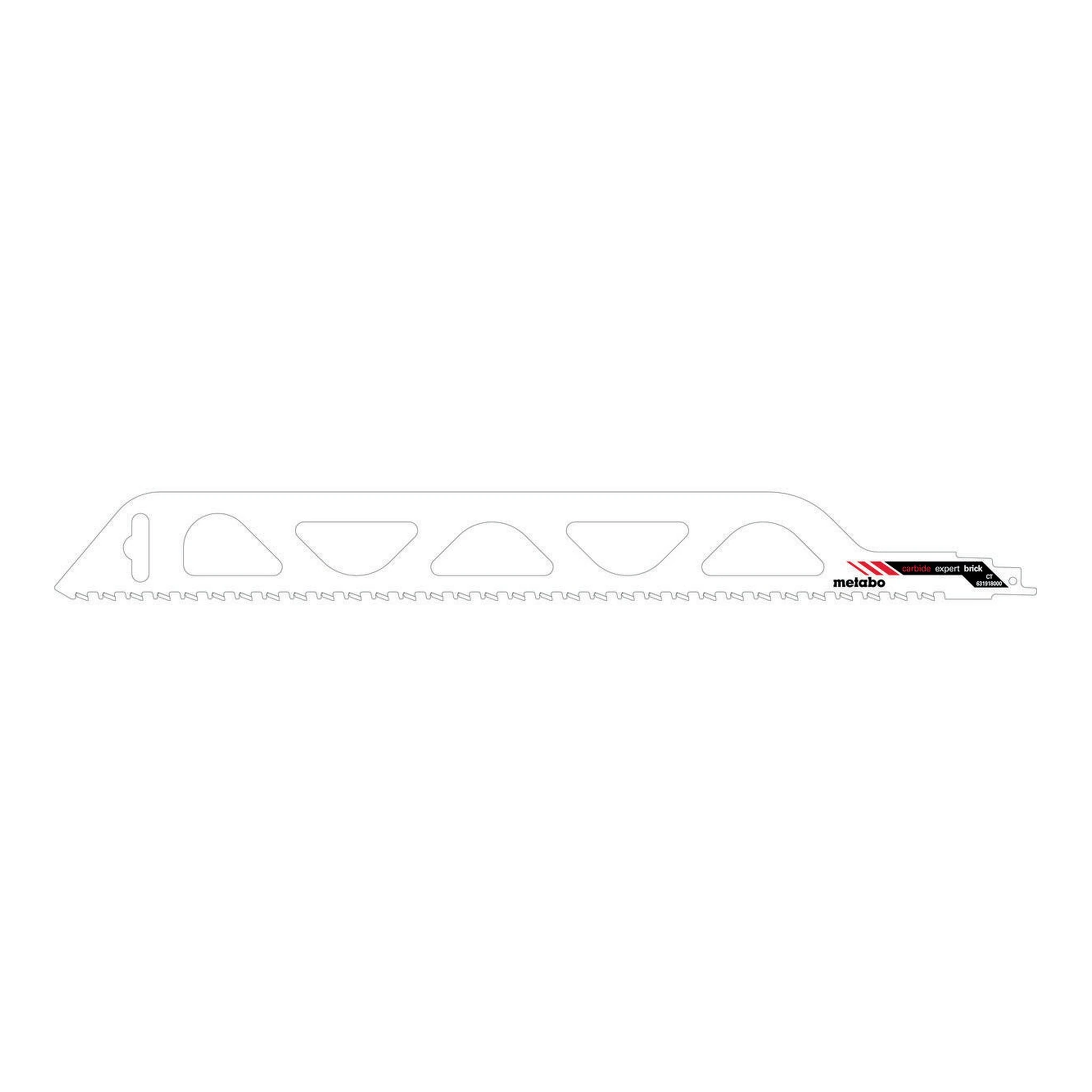 METABO | Säbelsägeblatt | L.455mm Dicke 1,5mm | HM