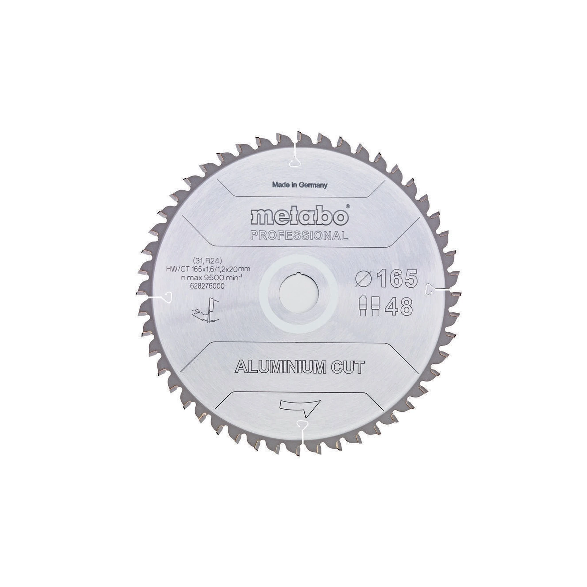 METABO | Kreissägeblatt | D165xDicke1,2xBohrung20mm | FZ/TR