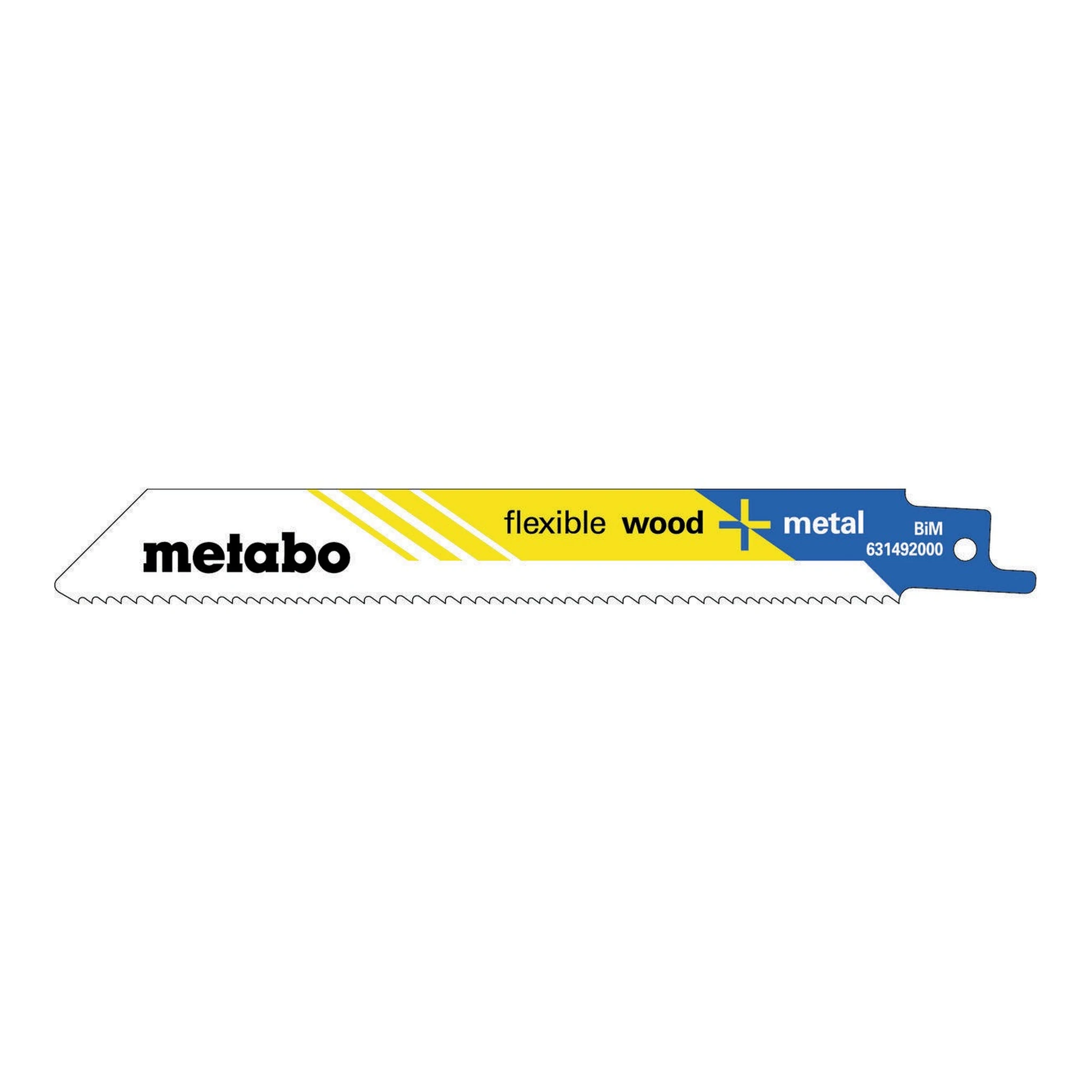 METABO | Säbelsägeblätter | L.150mm Dicke 0,9mm ZAhnteilung1,8-2,6mm | Bi-Metall/10-14TPI geschränkt gefräst