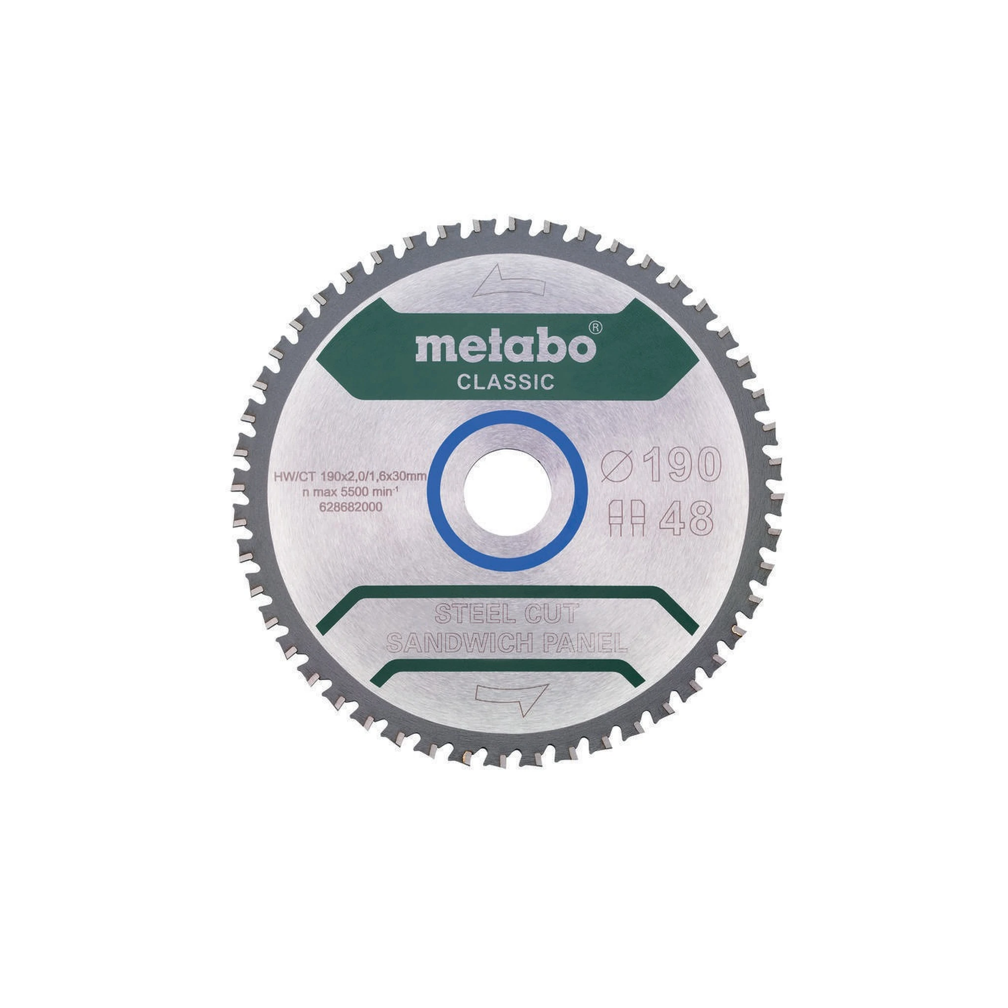METABO | Kreissägeblatt | D190x2/1,6xBohrung30mm Zähnezahl 48 | FZFA/FZFA