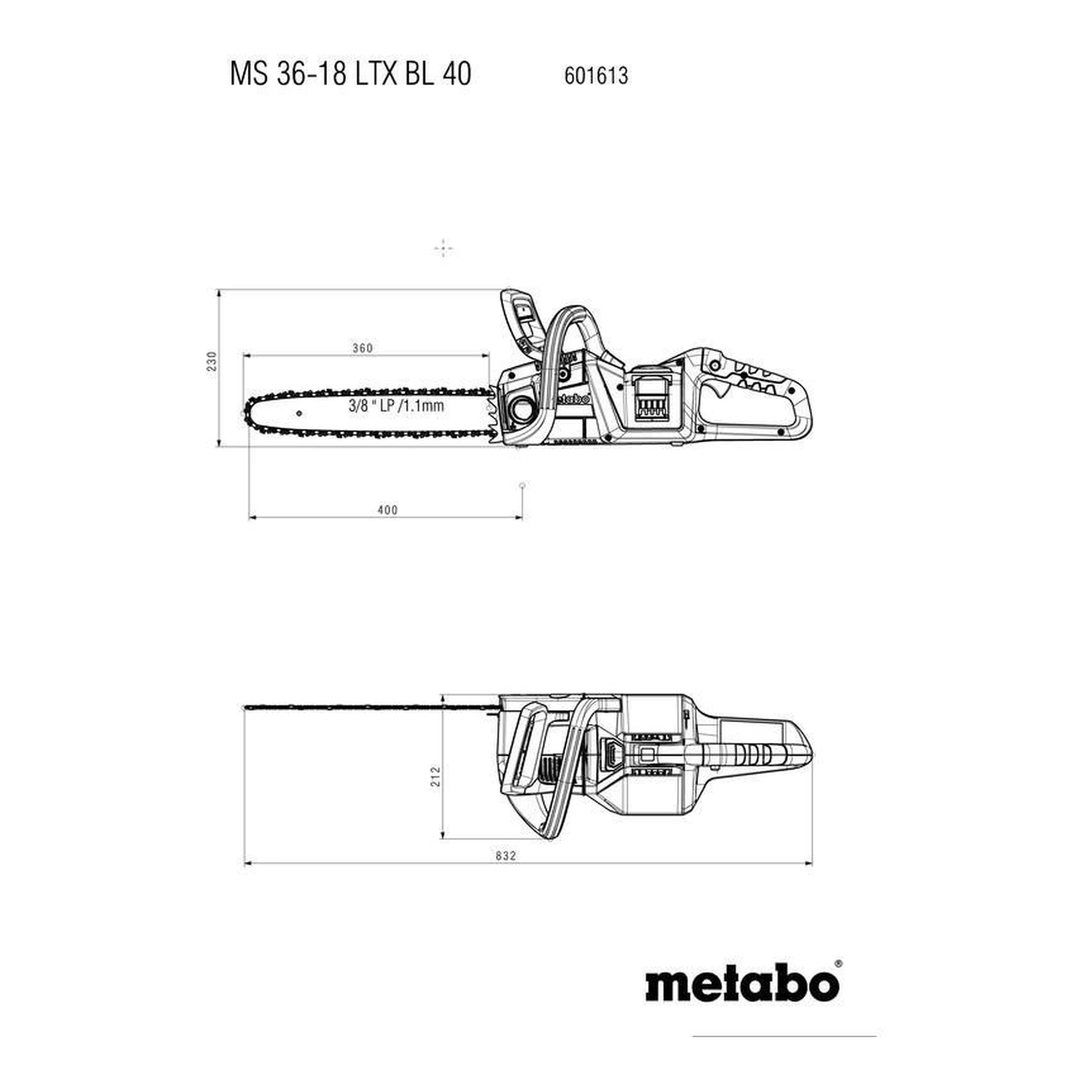 METABO | Akku-Kettensäge | 18 V – Bild 7