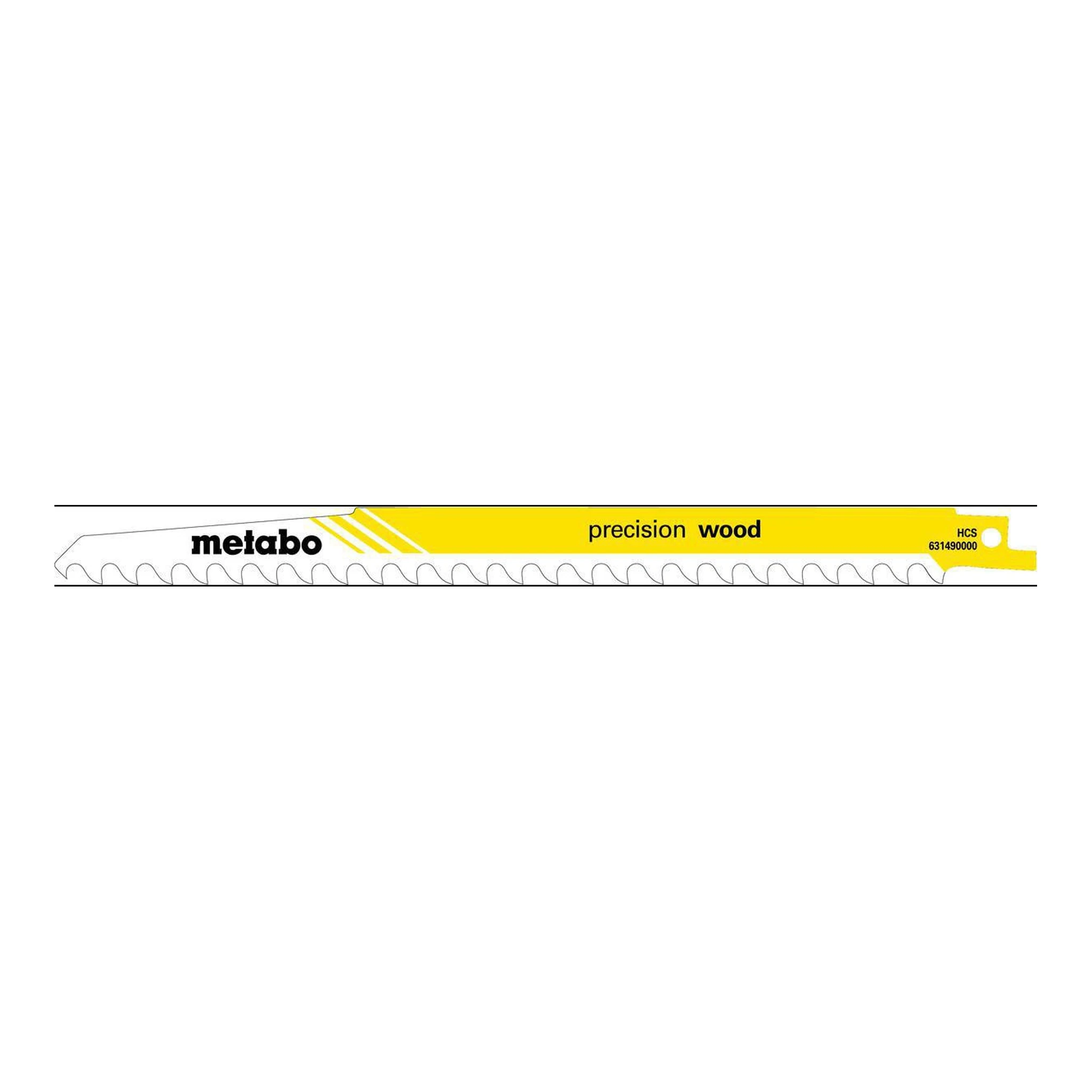 METABO | Säbelsägeblätter | L.240mm Dicke 1,5mm ZAhnteilung8,5mm | HCS 3TPI geschränkt geschliffen
