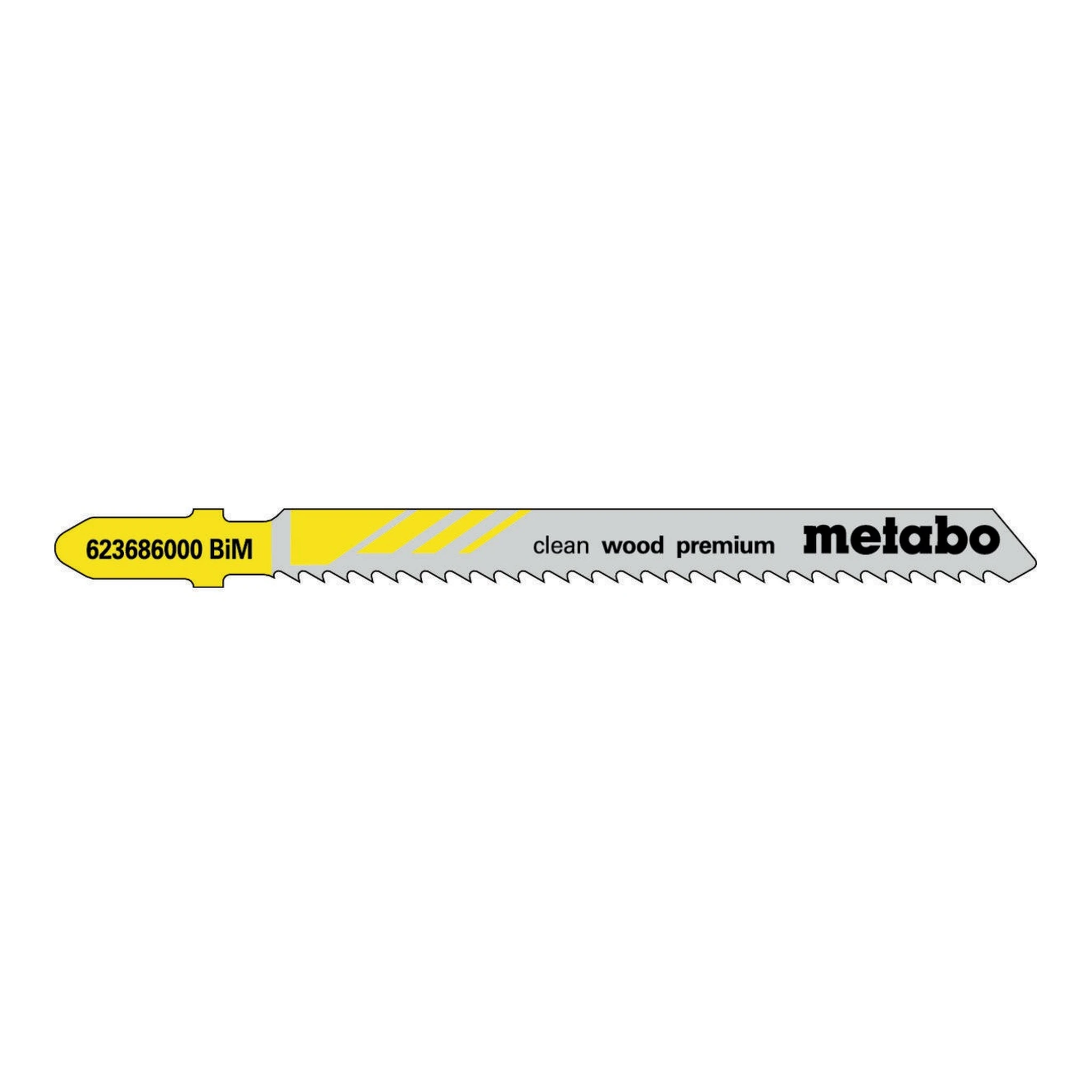METABO | Stichsägeblätter | Nutz-L.74mm ZAhnteilung2,5mm | BiMetall Zähne geschliffen