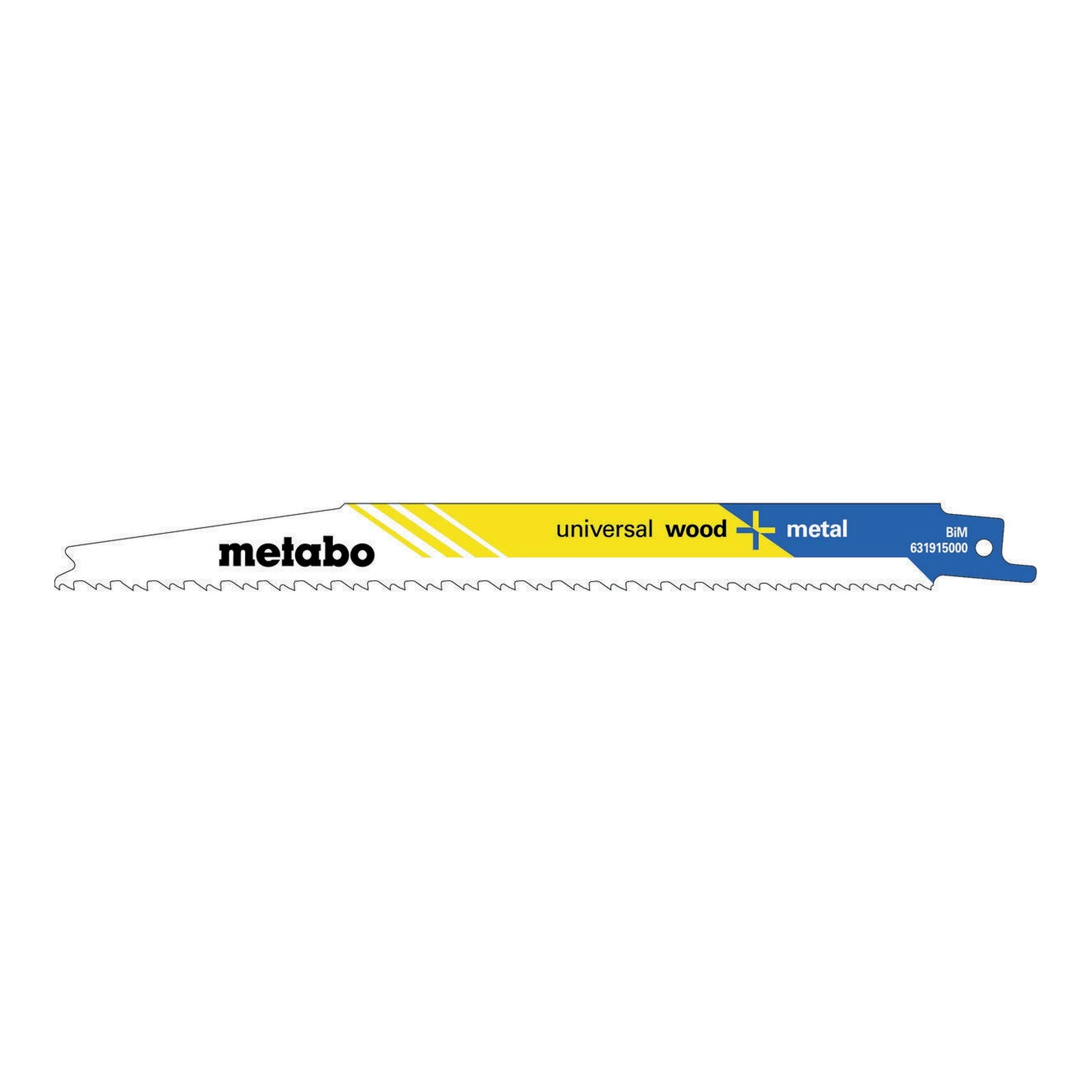 METABO | Säbelsägeblätter | L.200mm Dicke 1,25mm ZAhnt.progressiv | BiMetall geschränkt gefräst