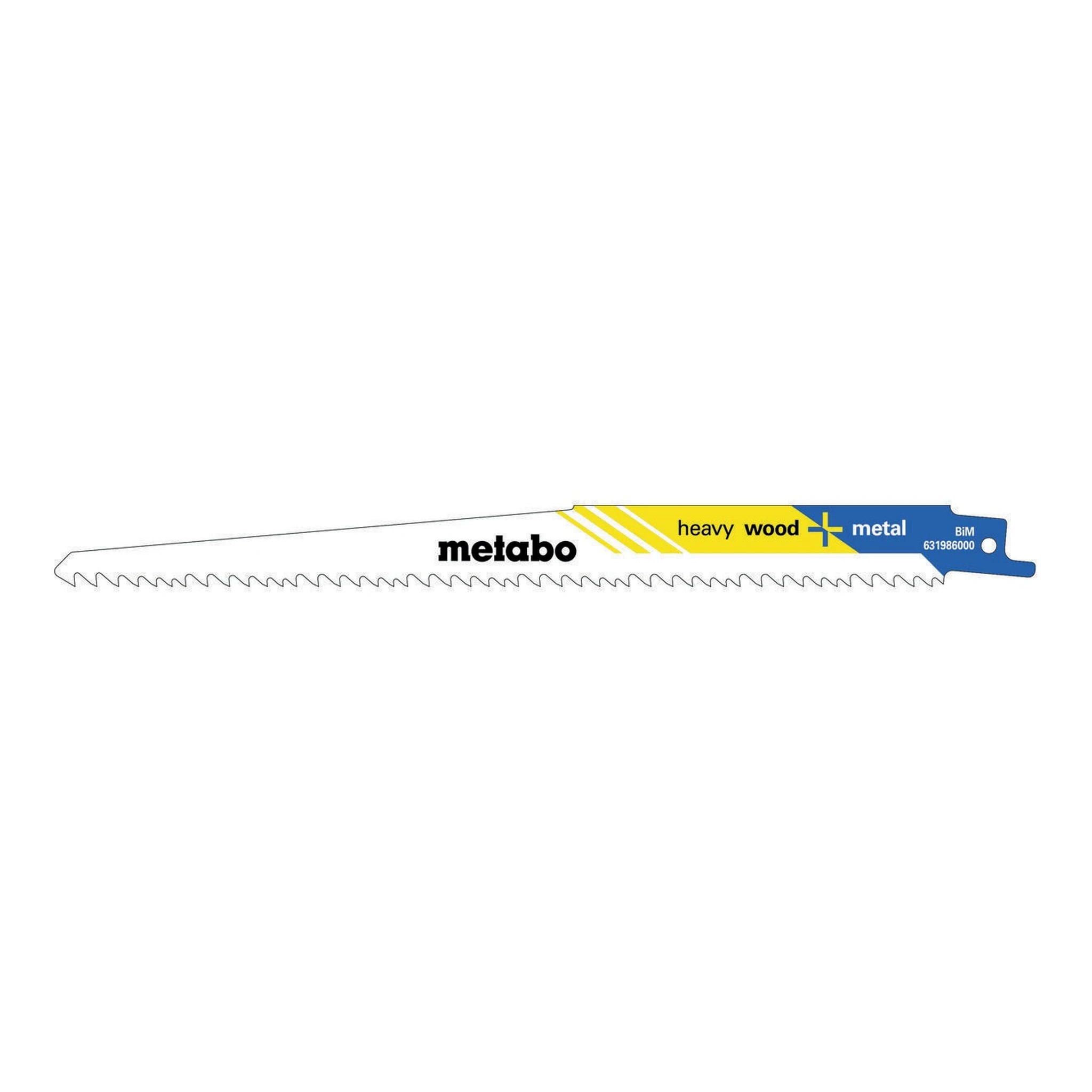 METABO | Säbelsägeblätter | L225xDicke1,25mm ZAhnteilung3,2-5,1mm | BiMetall/5-8TPI geschränkt gefräst