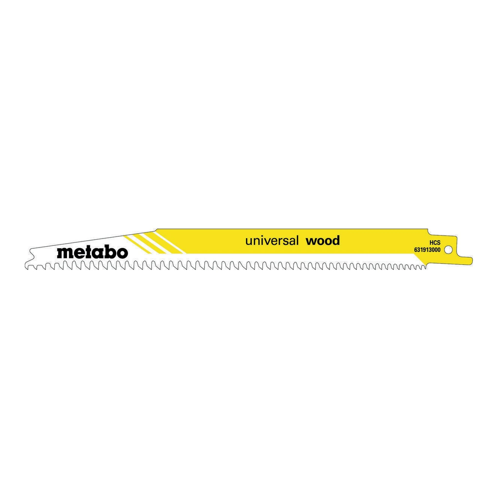 METABO | Säbelsägeblätter | L.200mm Dicke 1,25mm ZAhnt.progressiv | HCS geschränkt geschliffen