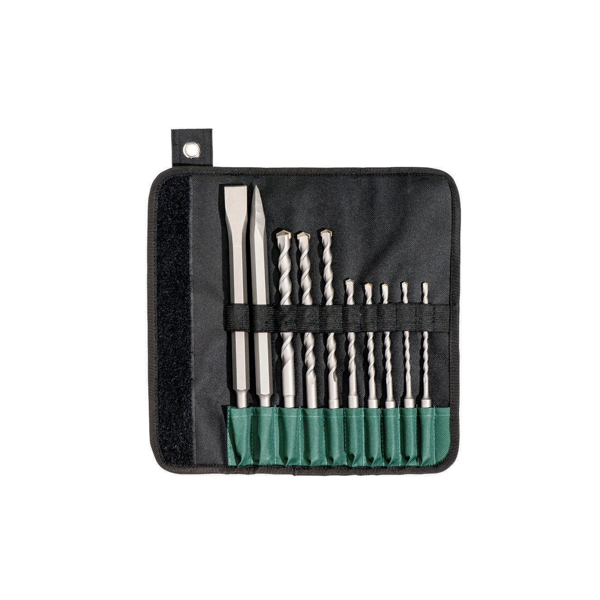 METABO | Bohrer-/Meißelsatz | 10tlg. | Rolltasche