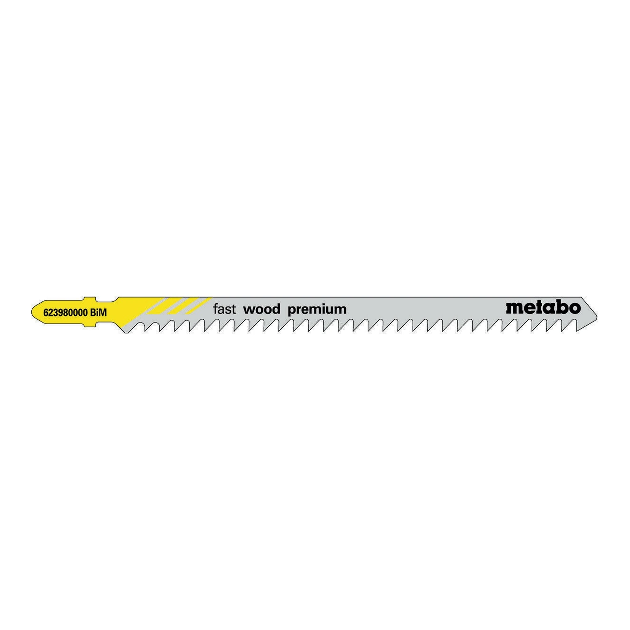 METABO | Stichsägeblätter | Nutz-L.126mm ZAhnteilung4mm | BiMetall geschliffen geschränkt