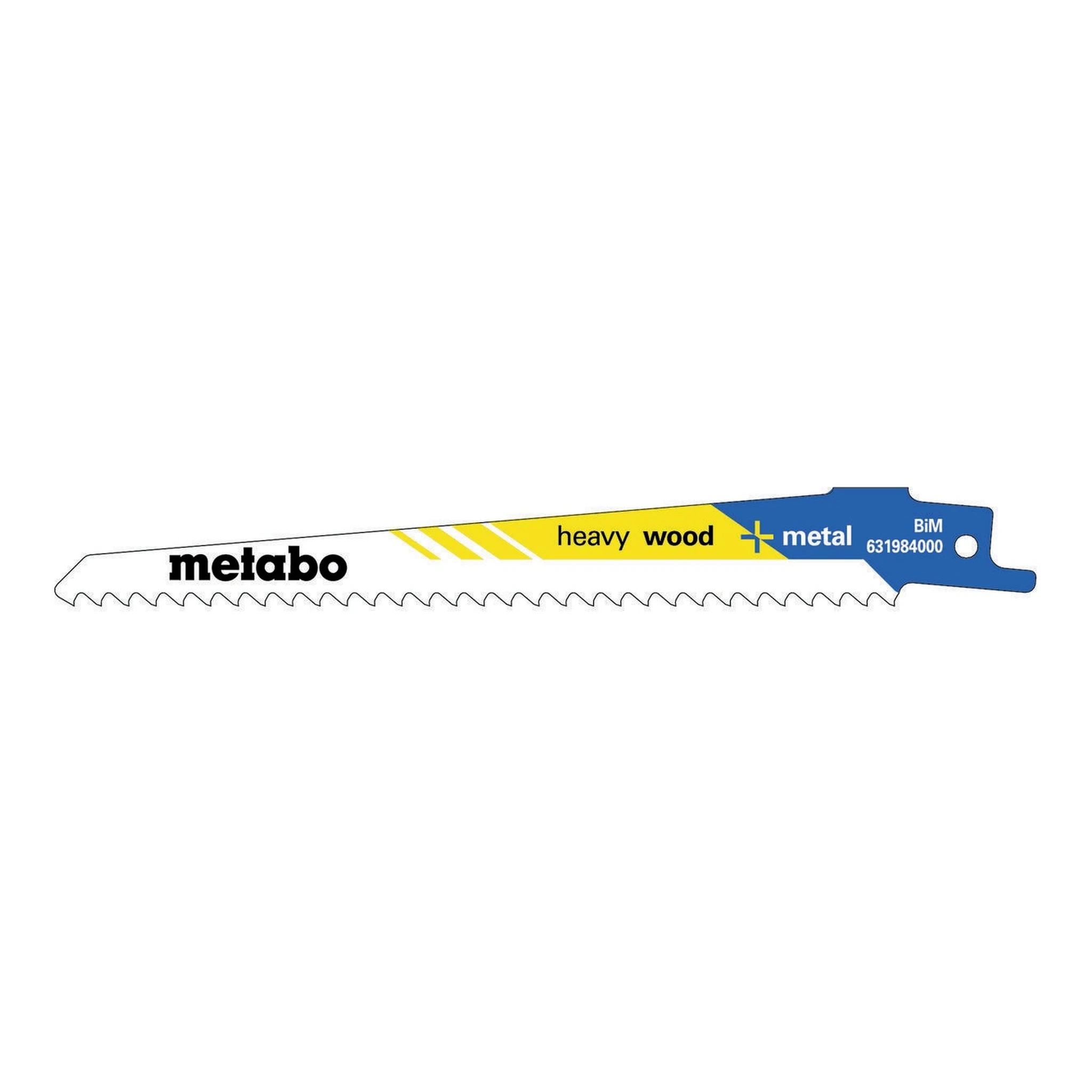 METABO | Säbelsägeblätter | L.150mm Dicke 1,25mm ZAhnt.3,2-5,1mm | Bi-Metall geschränkt gefräst