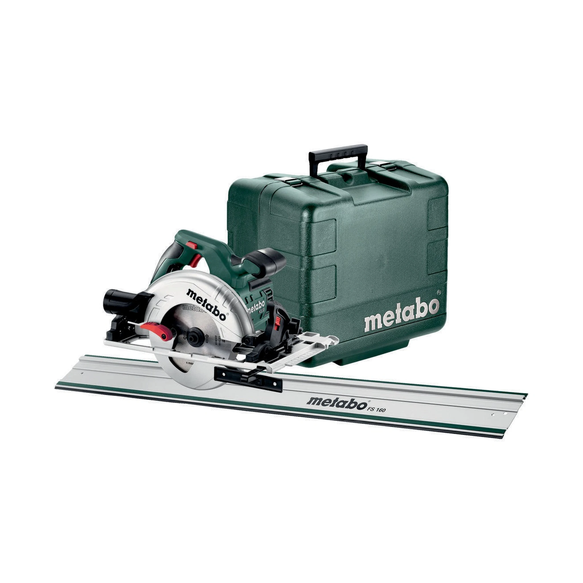 METABO | Handkreissäge | Leistung1200W Sägeblatt-D160xBohrung20mm | m.Führungsschiene Ku.-Koffer