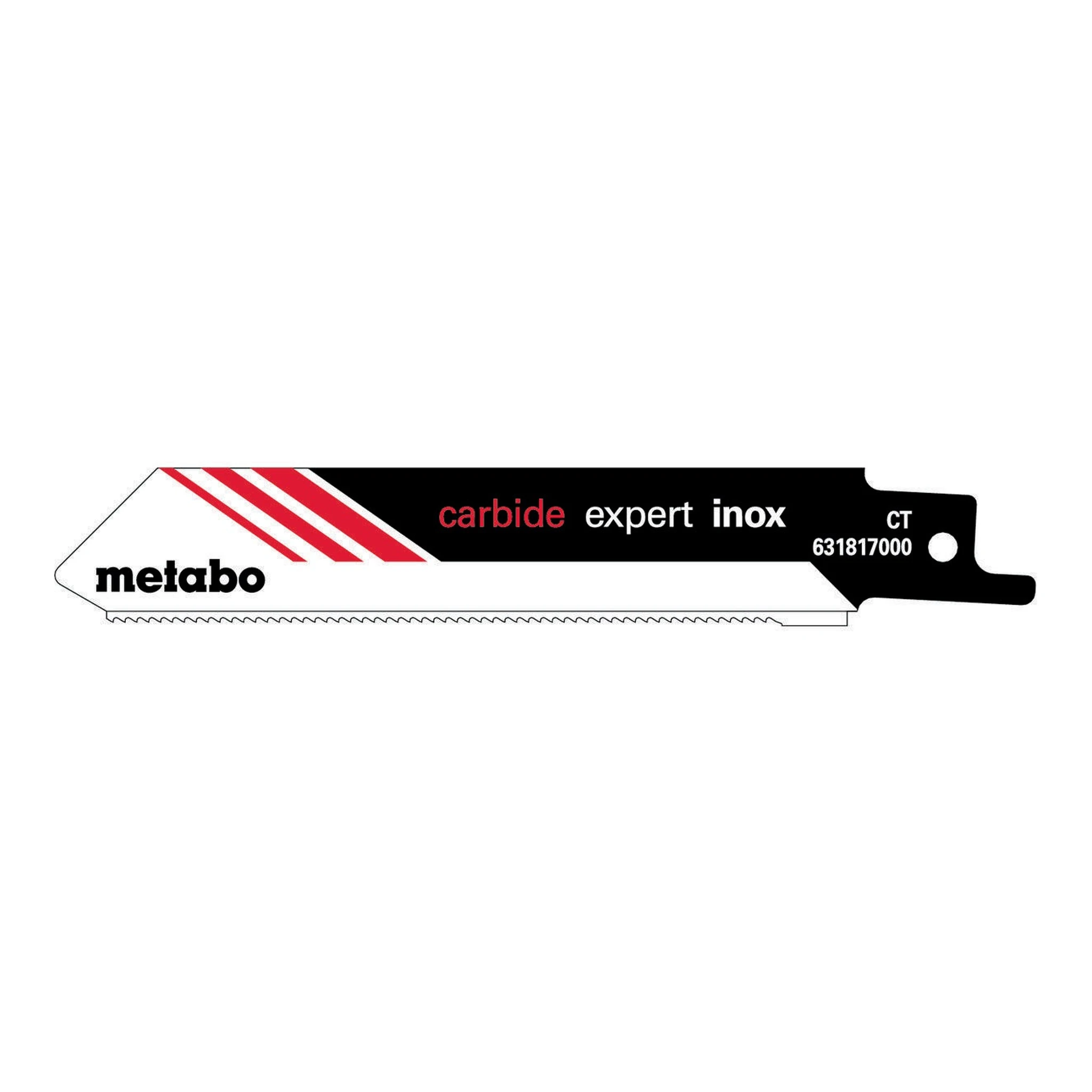 METABO | Säbelsägeblätter | L.115mm Dicke 1,25mm ZAhnteilung1,4mm | HM 18TPI geschränkt geschliffen