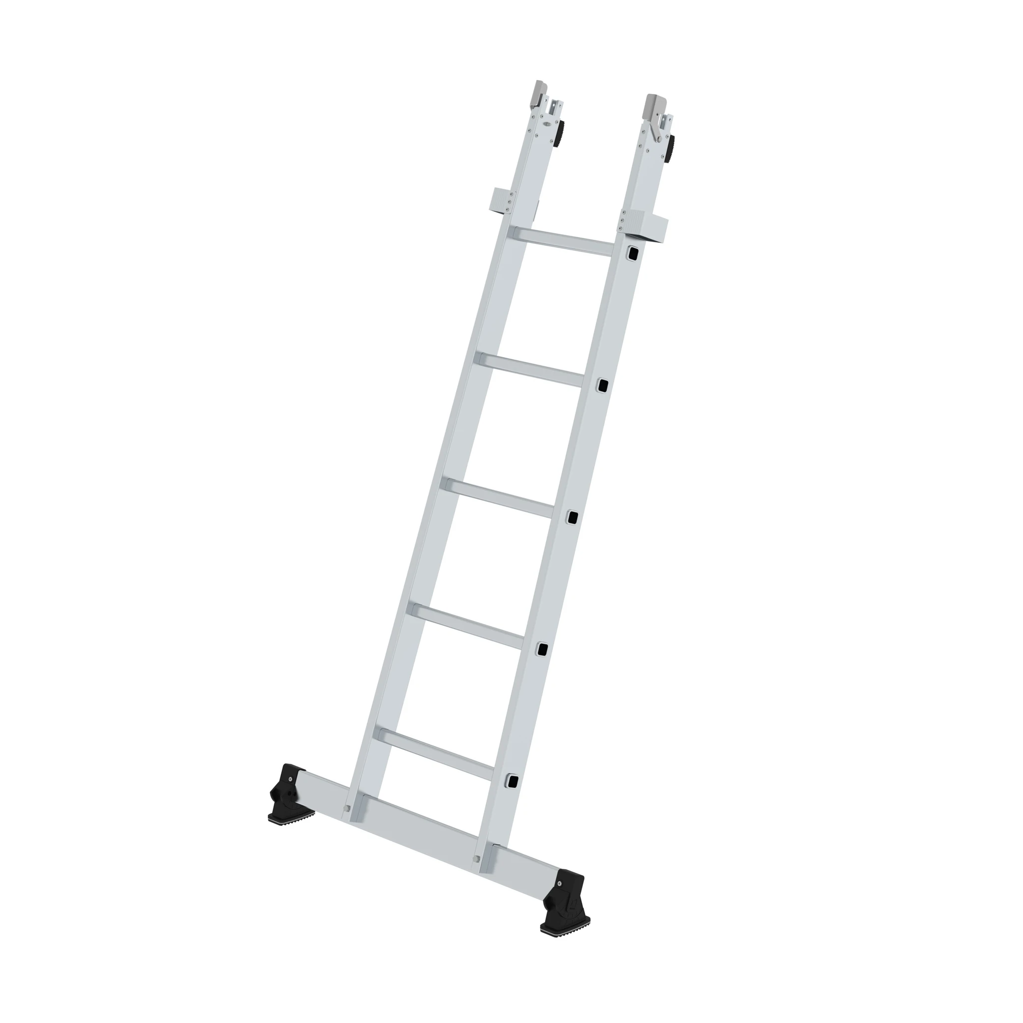 MUNK | Sprossen-Glasreinigerleiter Unterteil mit nivello®-Traverse 5 Sprossen