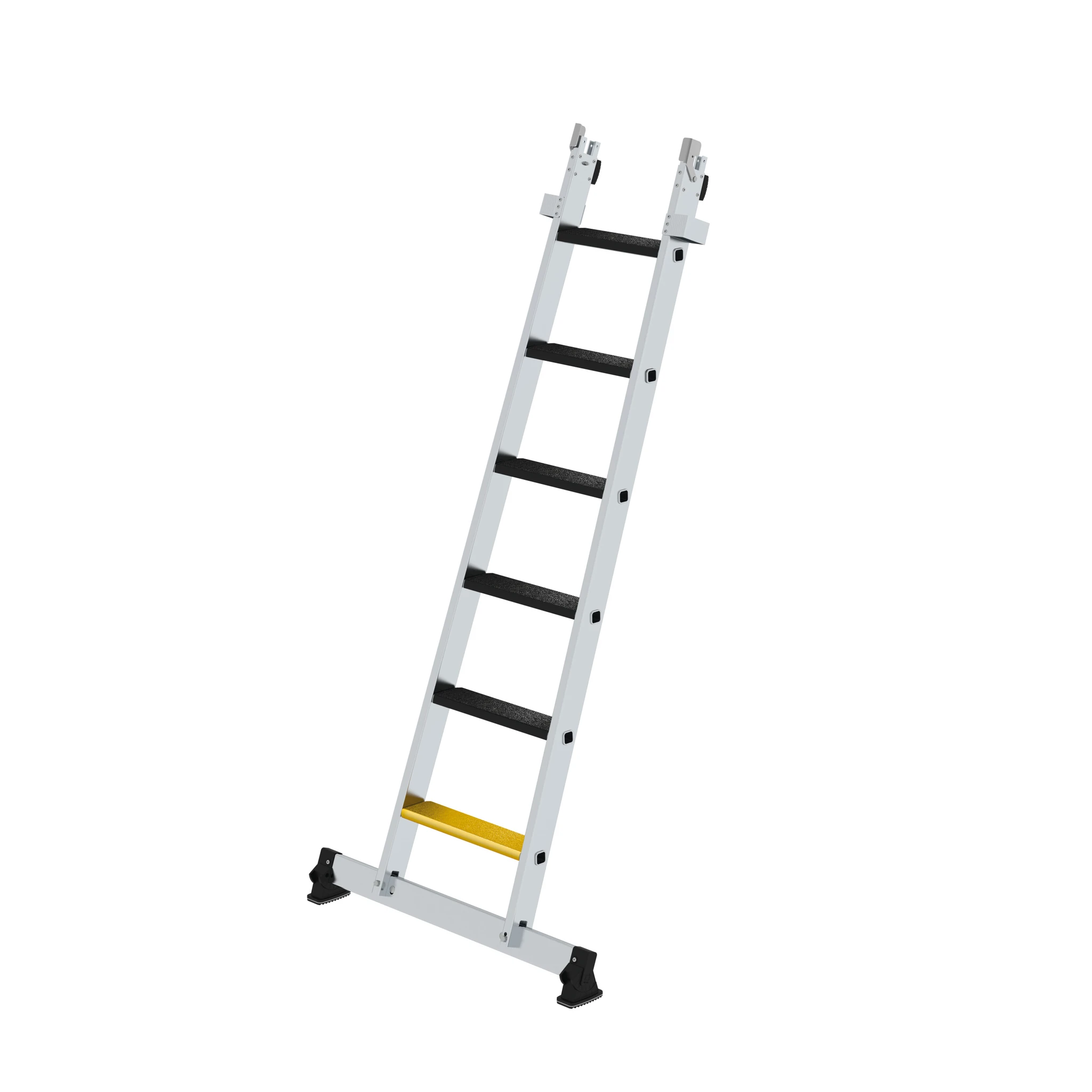 MUNK | Stufen-Glasreinigerleiter Unterteil nivello-Traverse & clip-step R13 6 Stufen