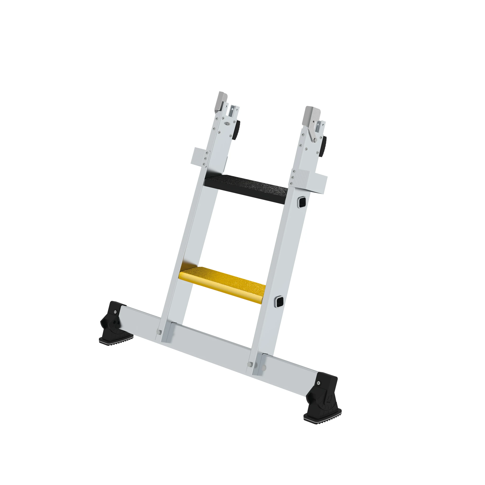 MUNK | Stufen-Glasreinigerleiter Unterteil nivello-Traverse & clip-step R13 2 Stufen