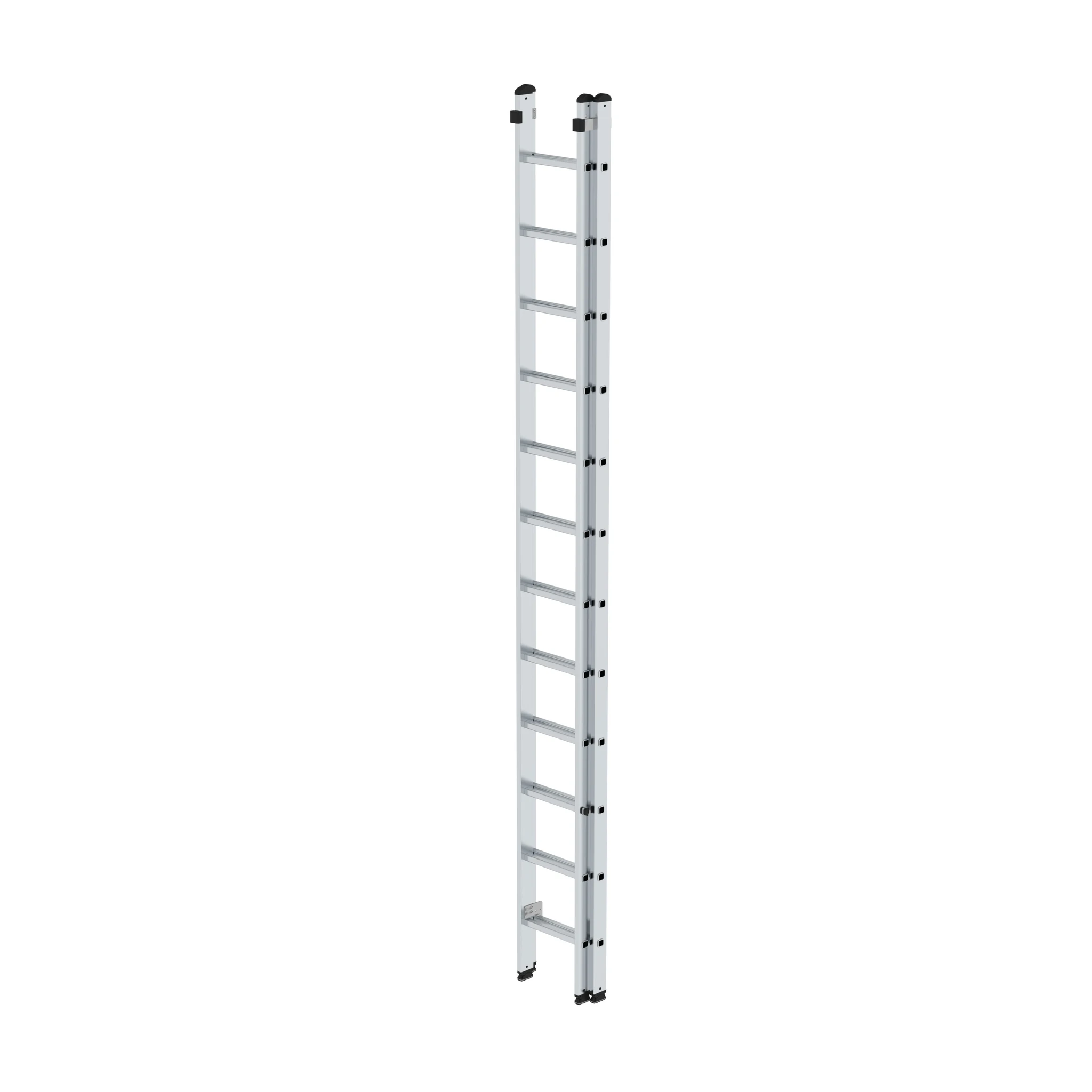 MUNK | Sprossen-Schiebeleiter 2-teilig ohne Traverse 2x12 Sprossen – Bild 2