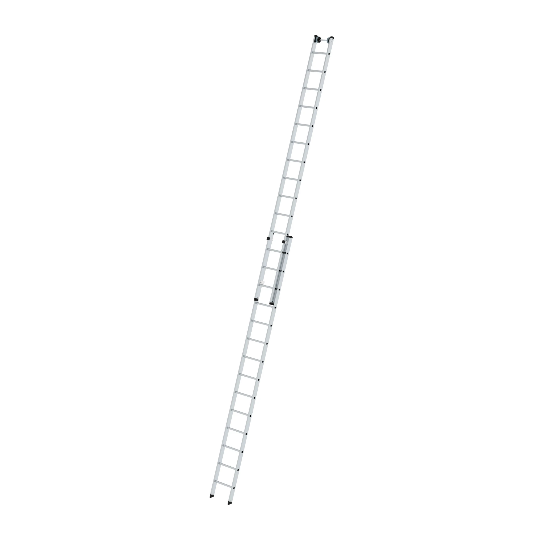 MUNK | Sprossen-Schiebeleiter 2-teilig ohne Traverse 2x14 Sprossen