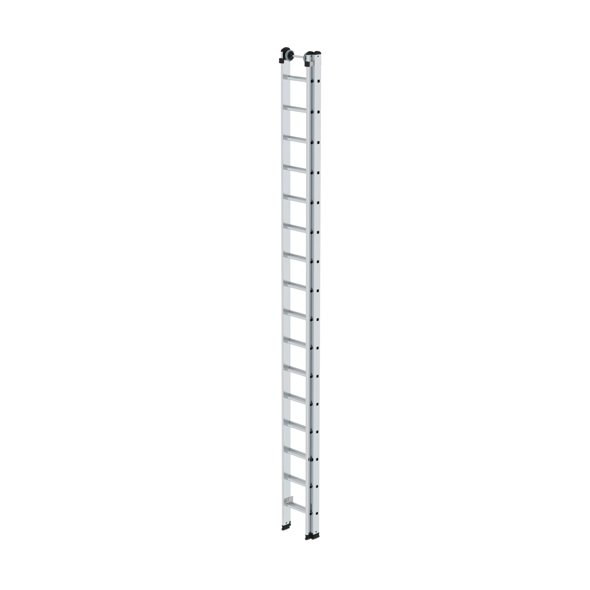 MUNK | Sprossen-Schiebeleiter 2-teilig ohne Traverse 2x16 Sprossen – Bild 2